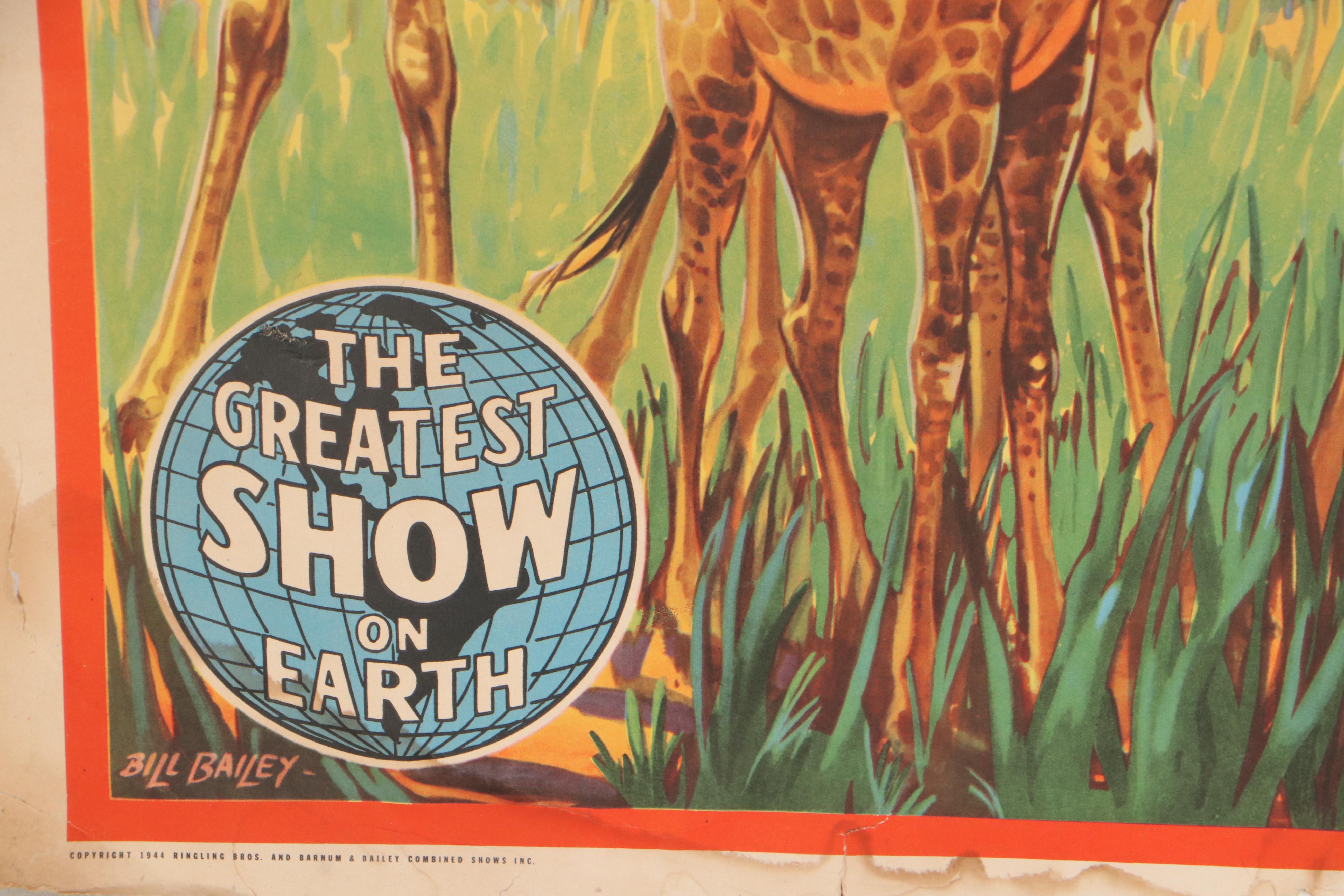 Ringling Bros. and Barnum & Bailey Circus Poster, 1944, and More