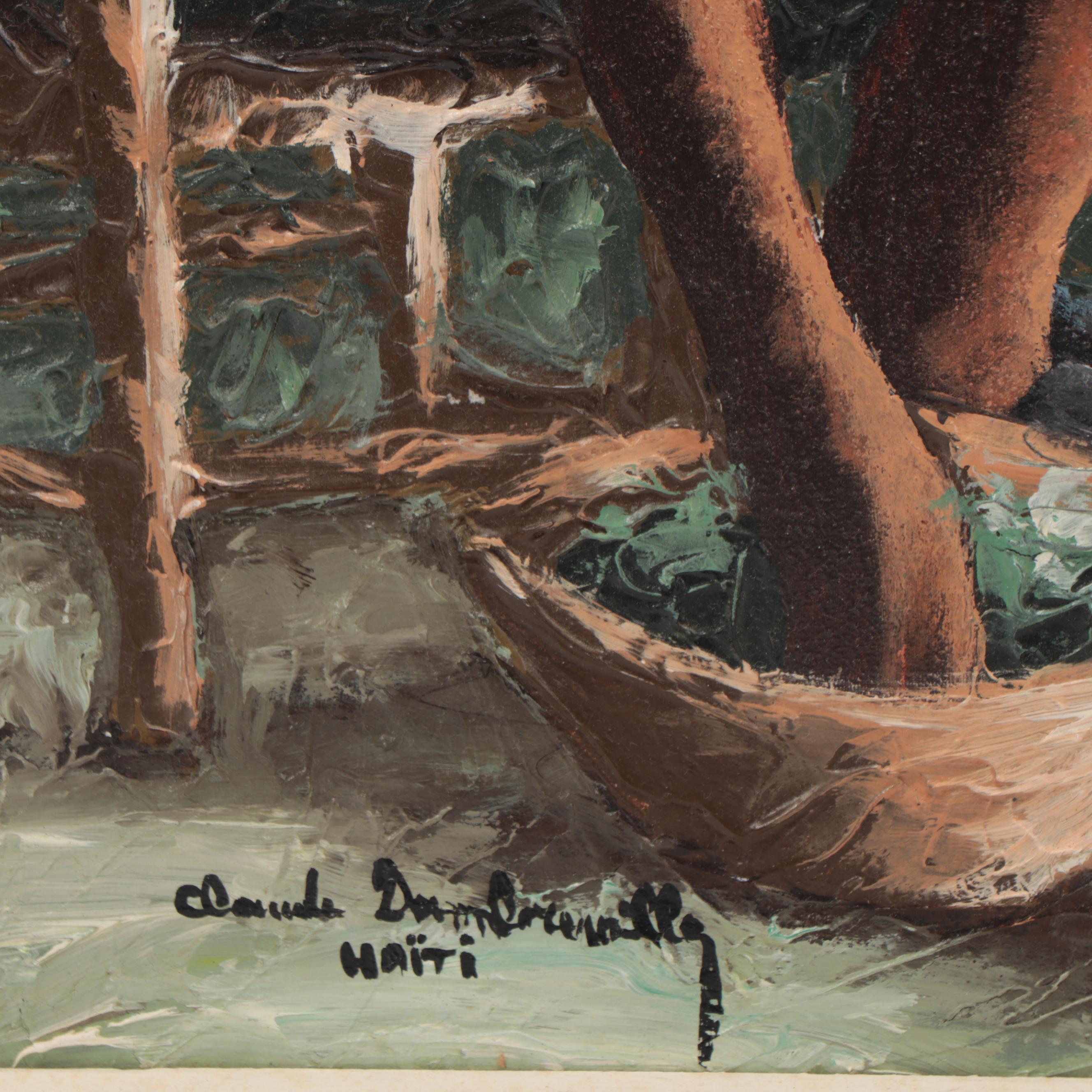 Claude Dambreville Haitian Oil Painting