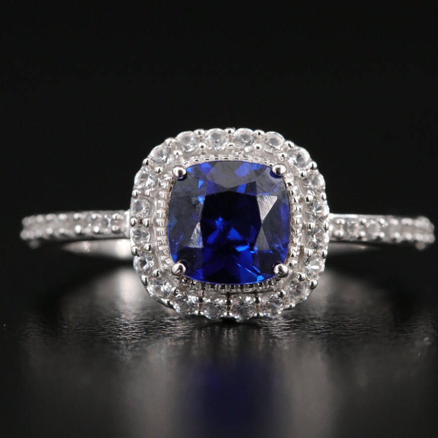 Sterling Sapphire Ring