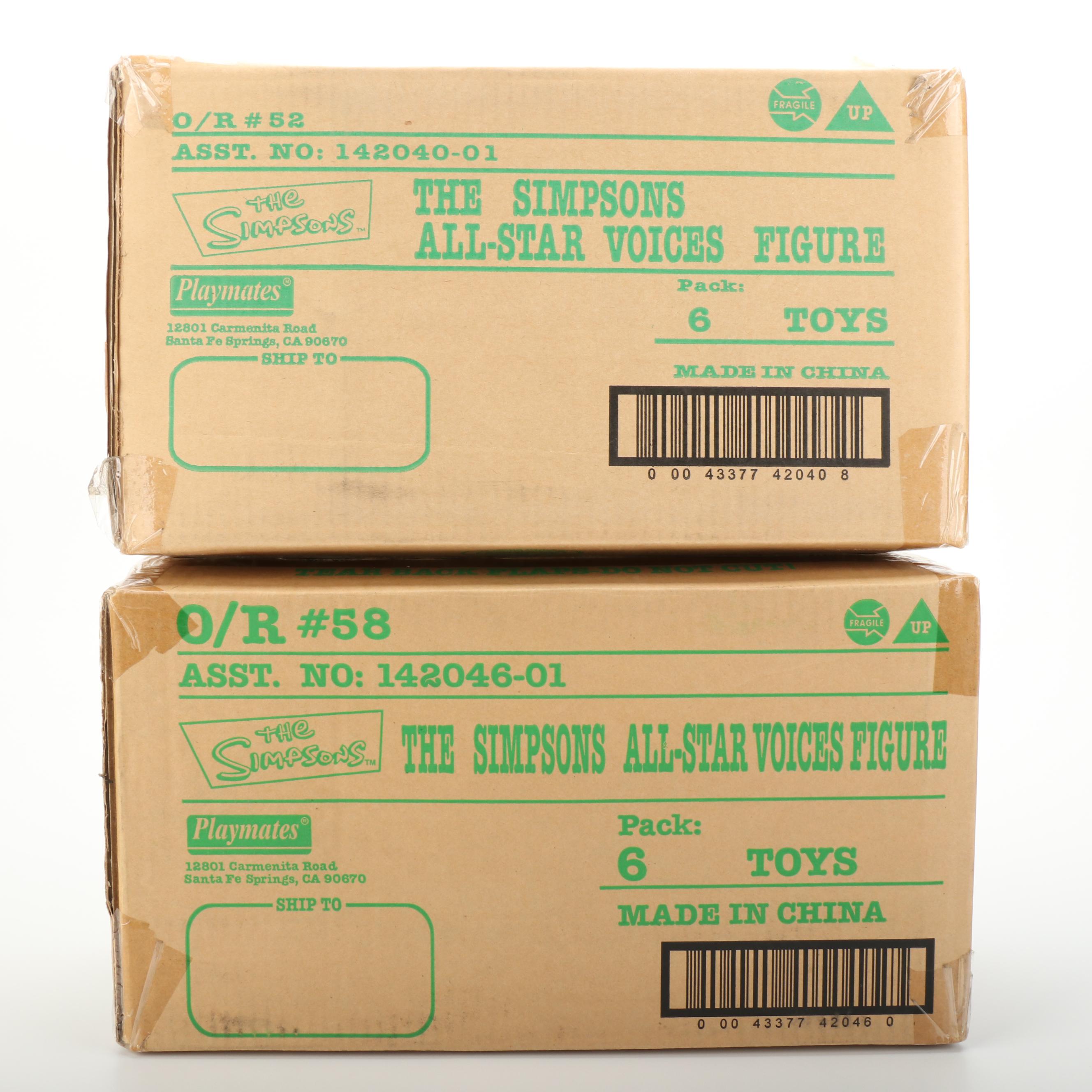 "The Simpsons" All-Star Voices Figurines in Factory Sealed Boxes