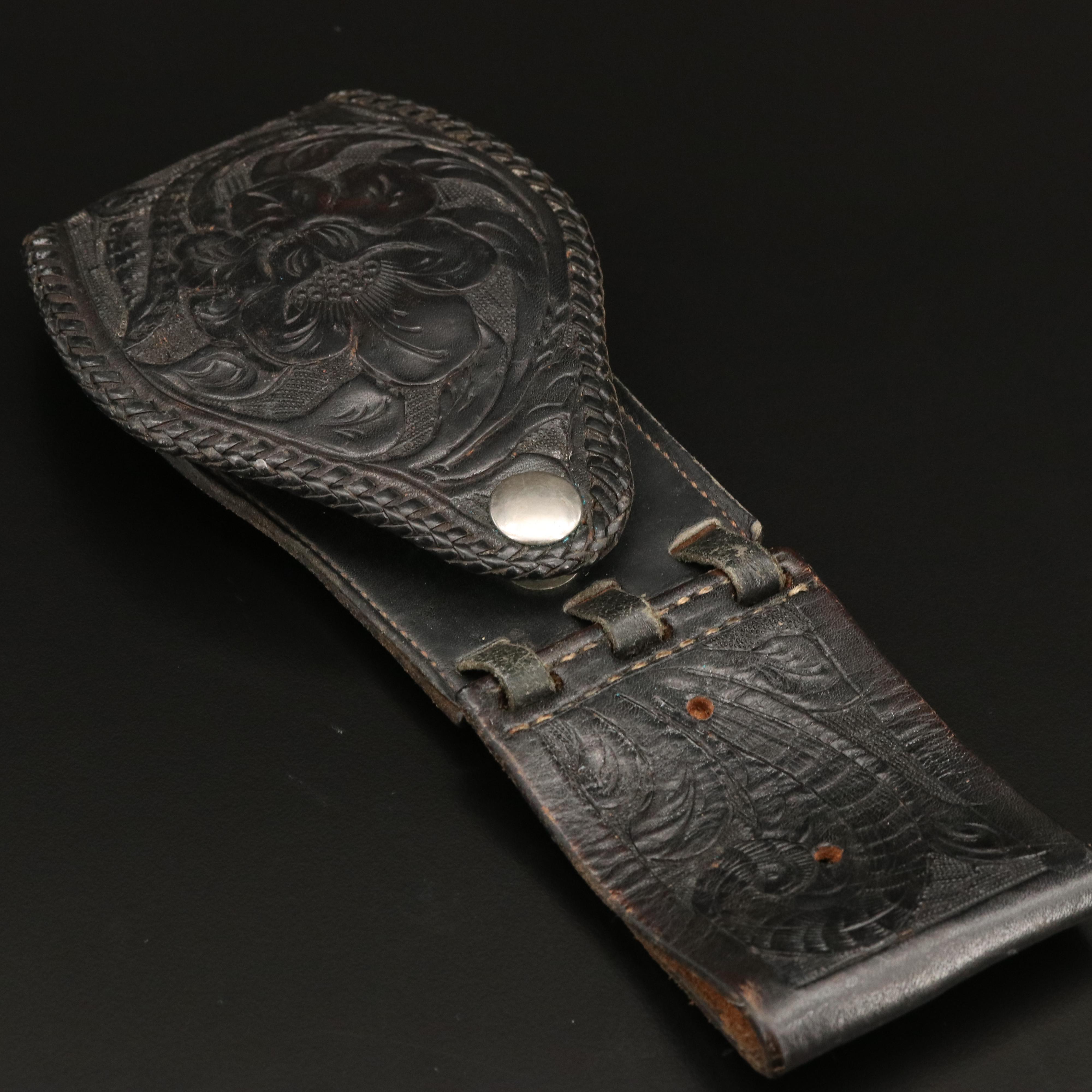 1907 Waltham Vanguard Up/Down Indicator Pocket Watch with Leather Belt Holder