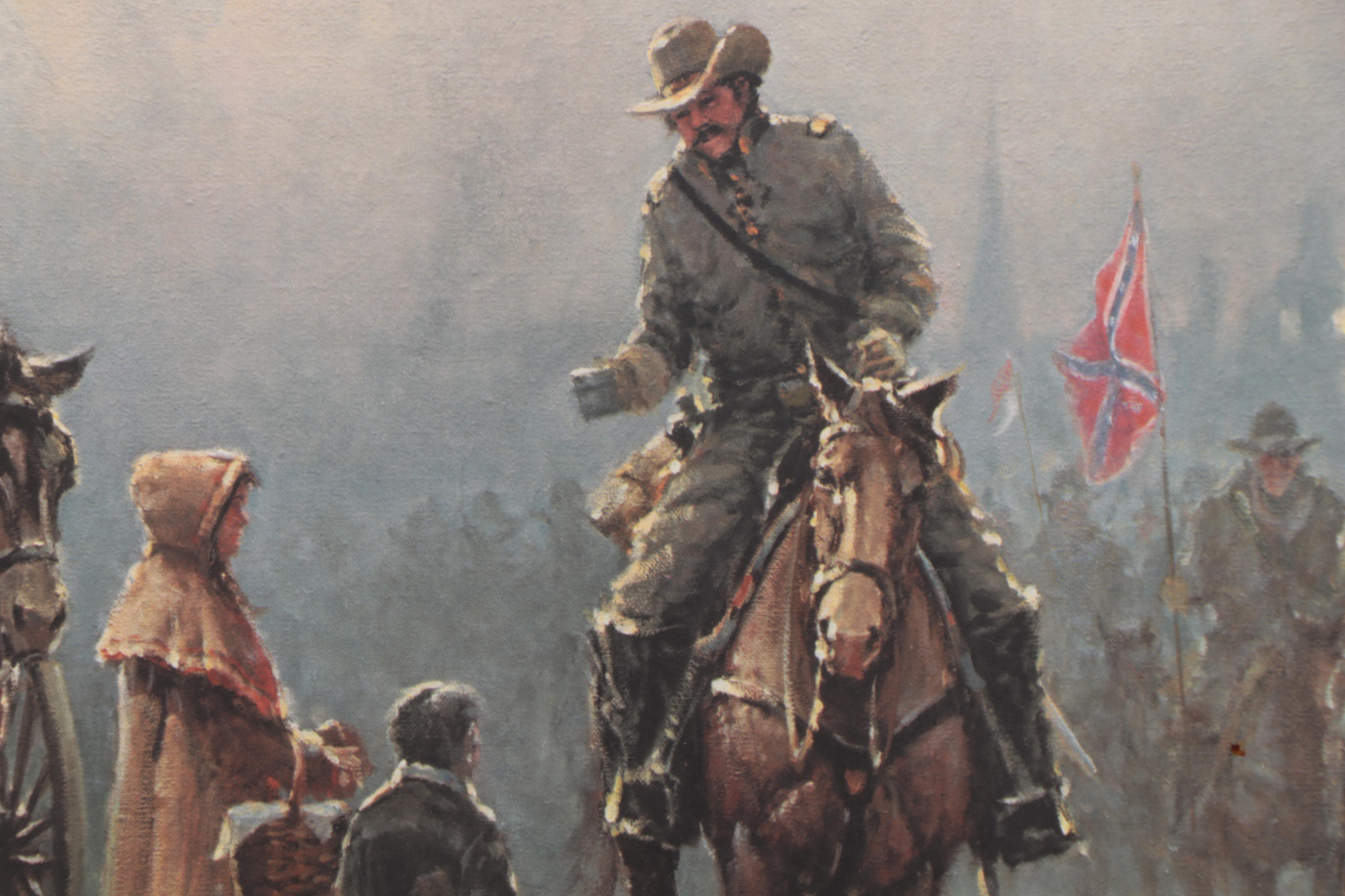 G. Harvey Offset Lithograph of Soldiers