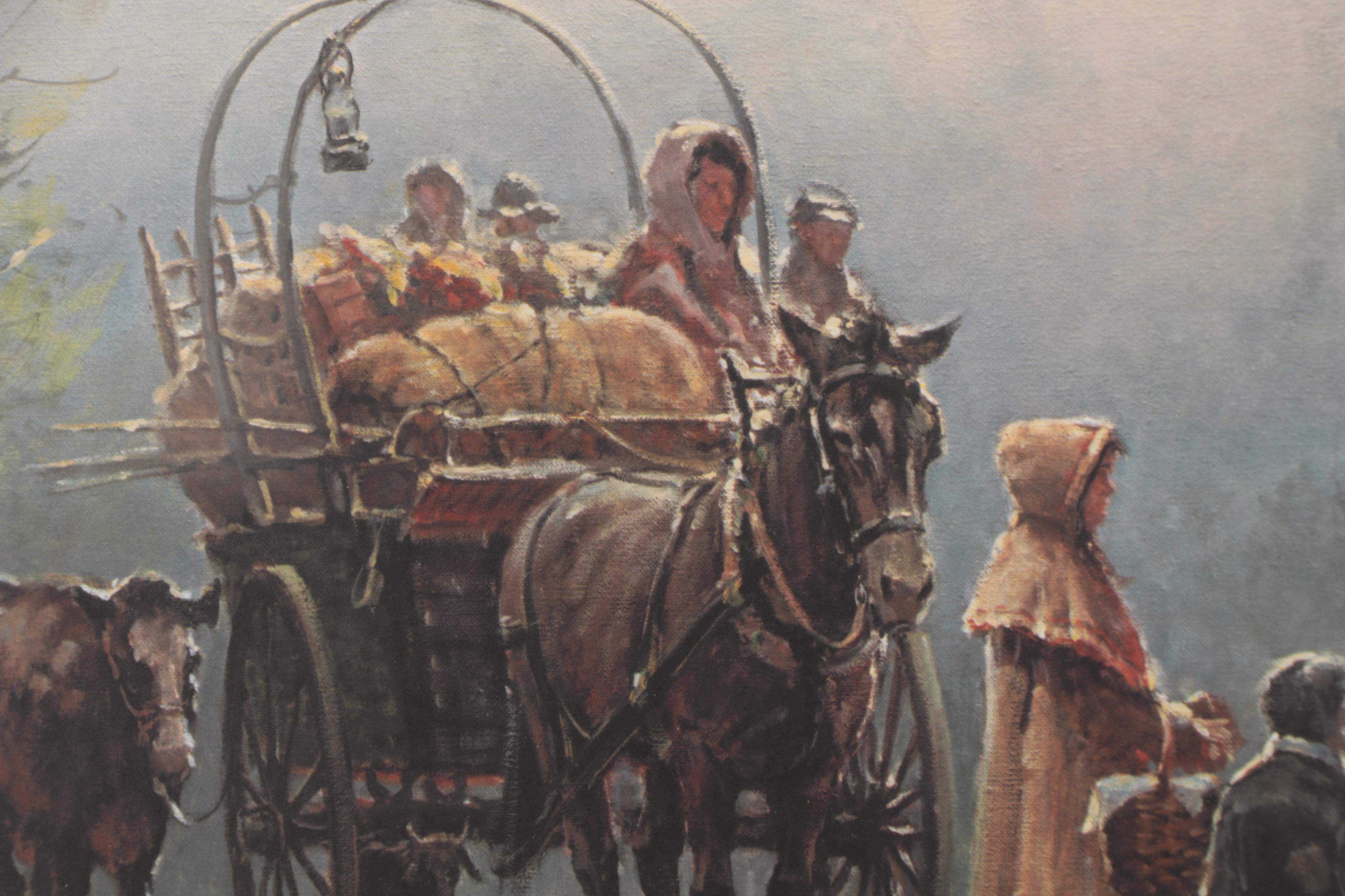 G. Harvey Offset Lithograph of Soldiers