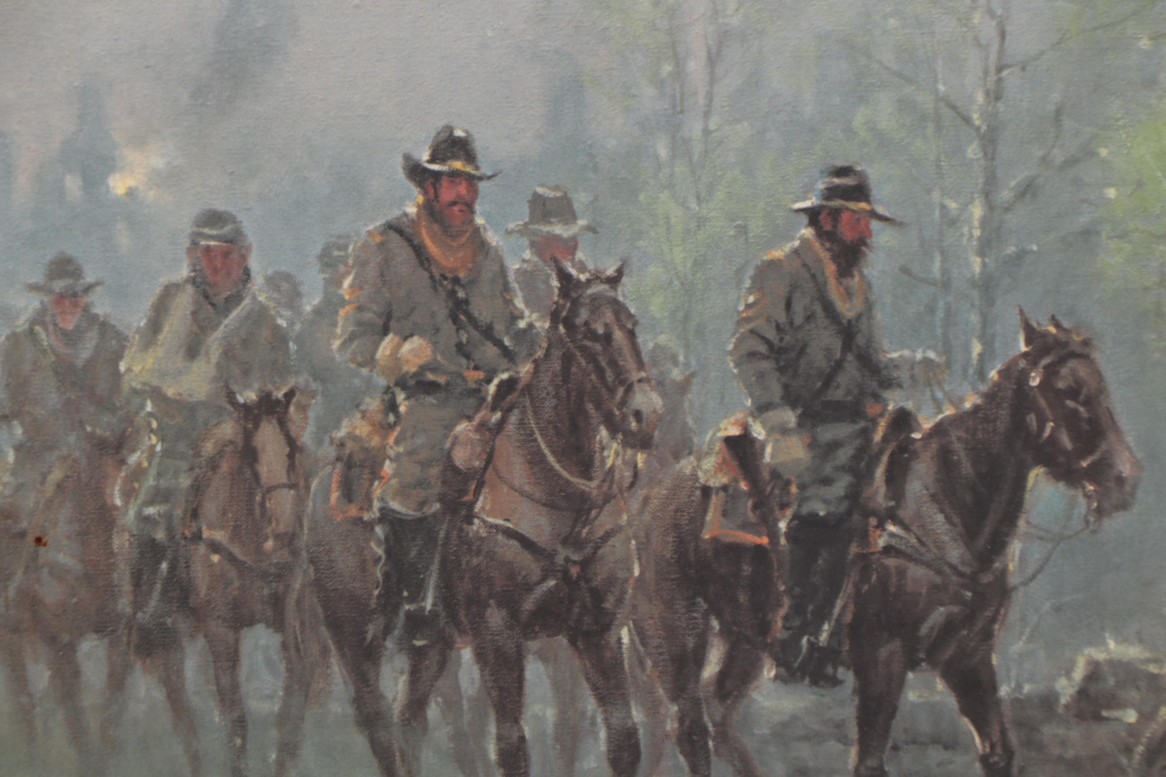 G. Harvey Offset Lithograph of Soldiers