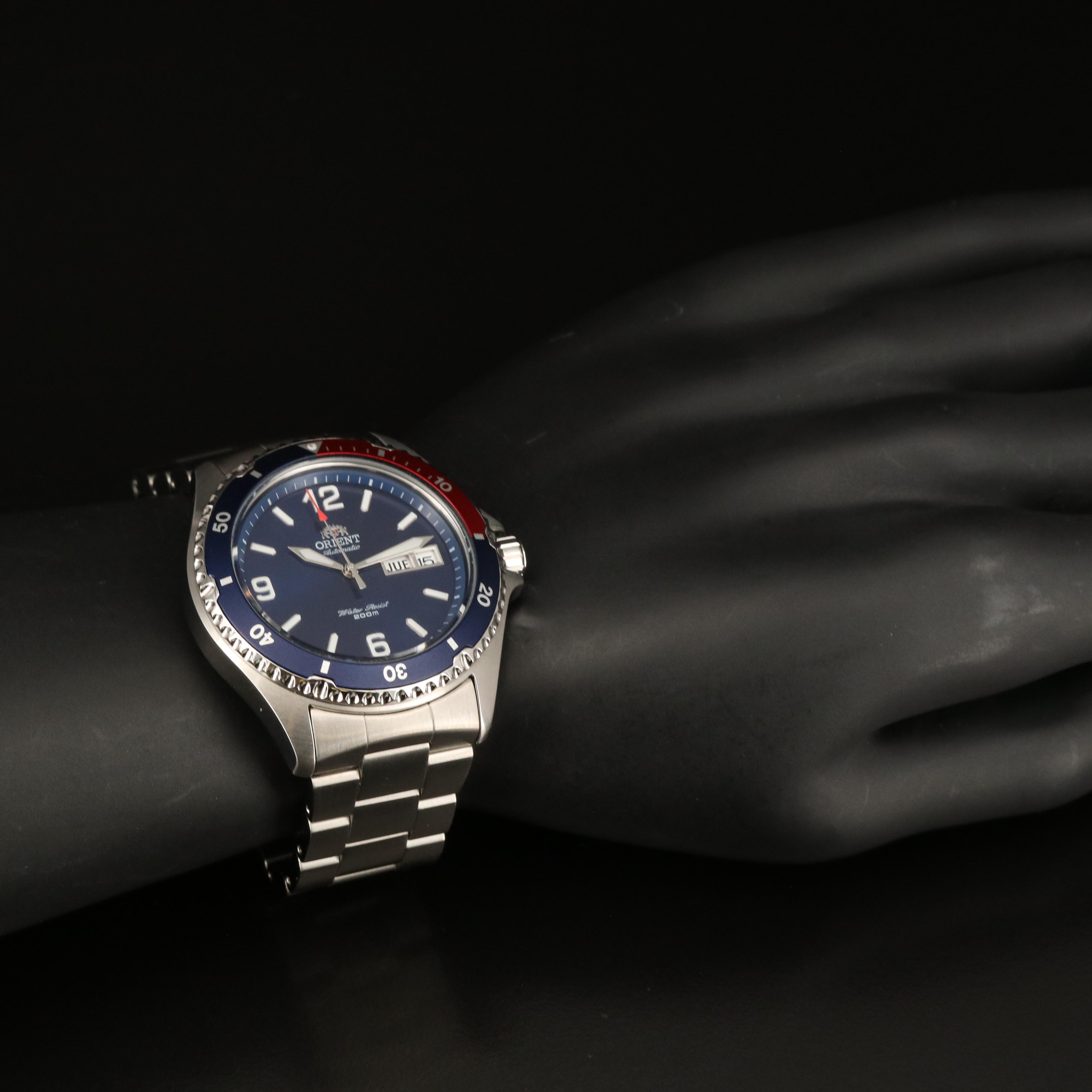 Orient Mako II Stainless Steel Dive Watch