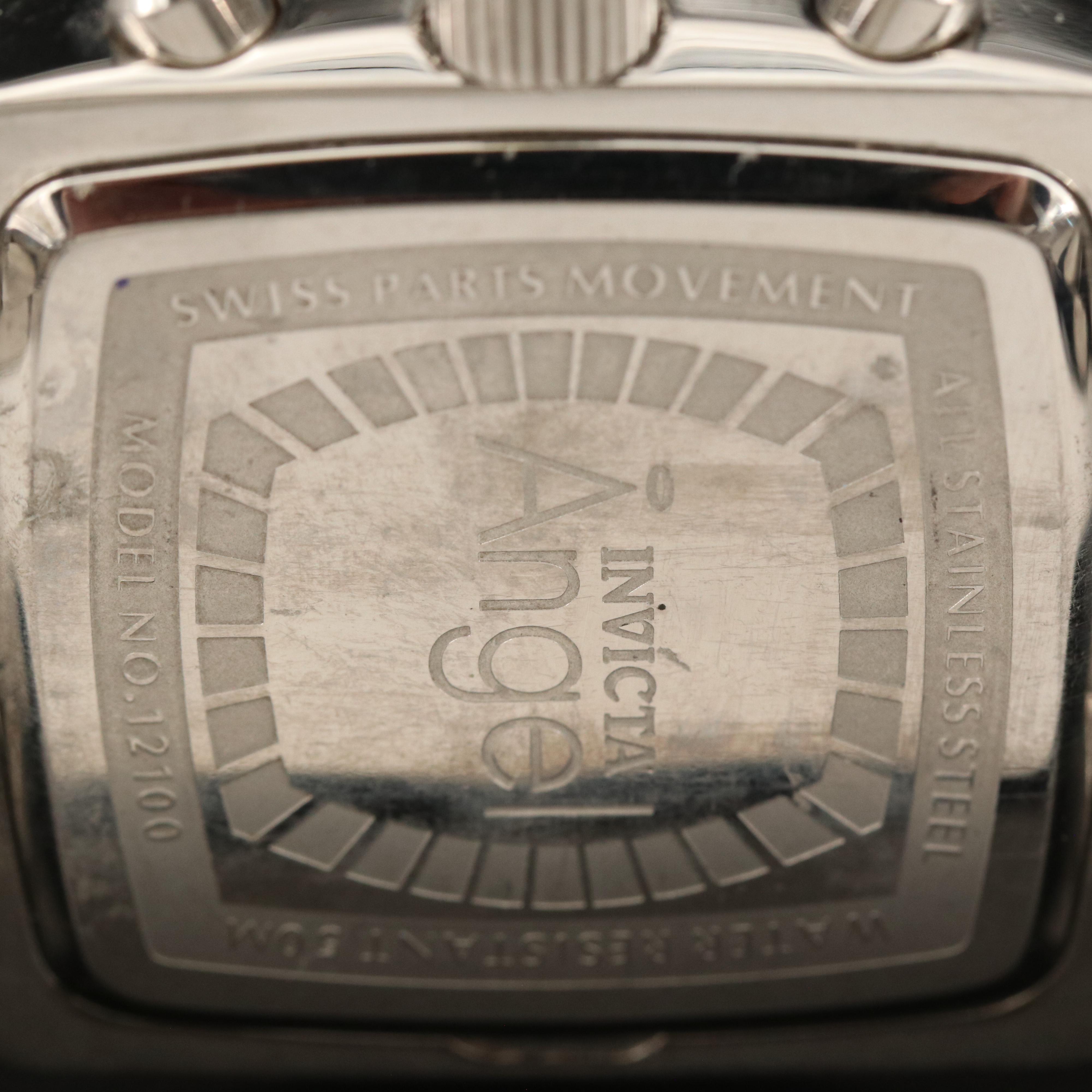 Invicta "Angel" Day/Date Stainless Steel Watch