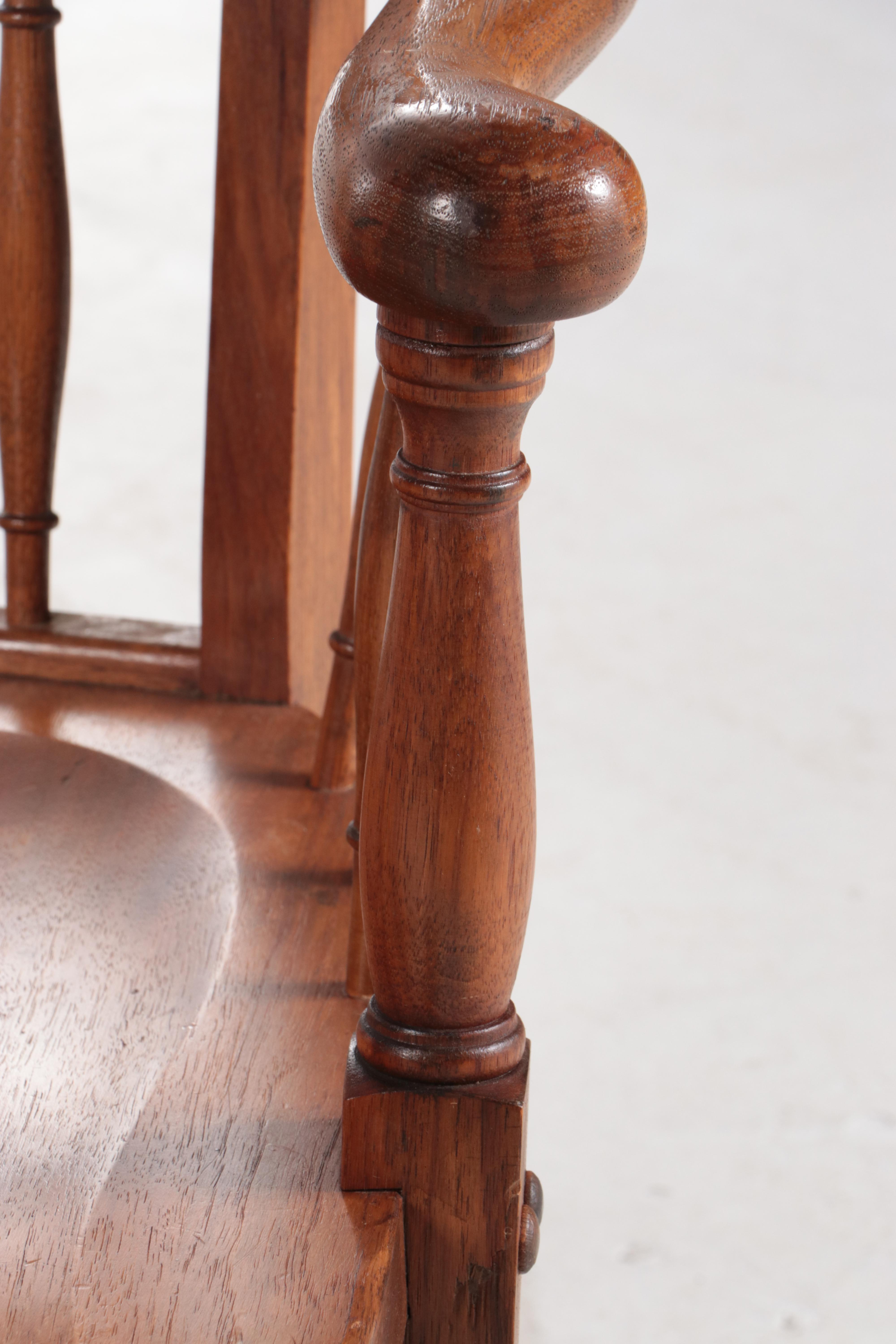 Six Murphy Chair Co. of Owensboro, Kentucky Walnut Spindle-Back Armchairs