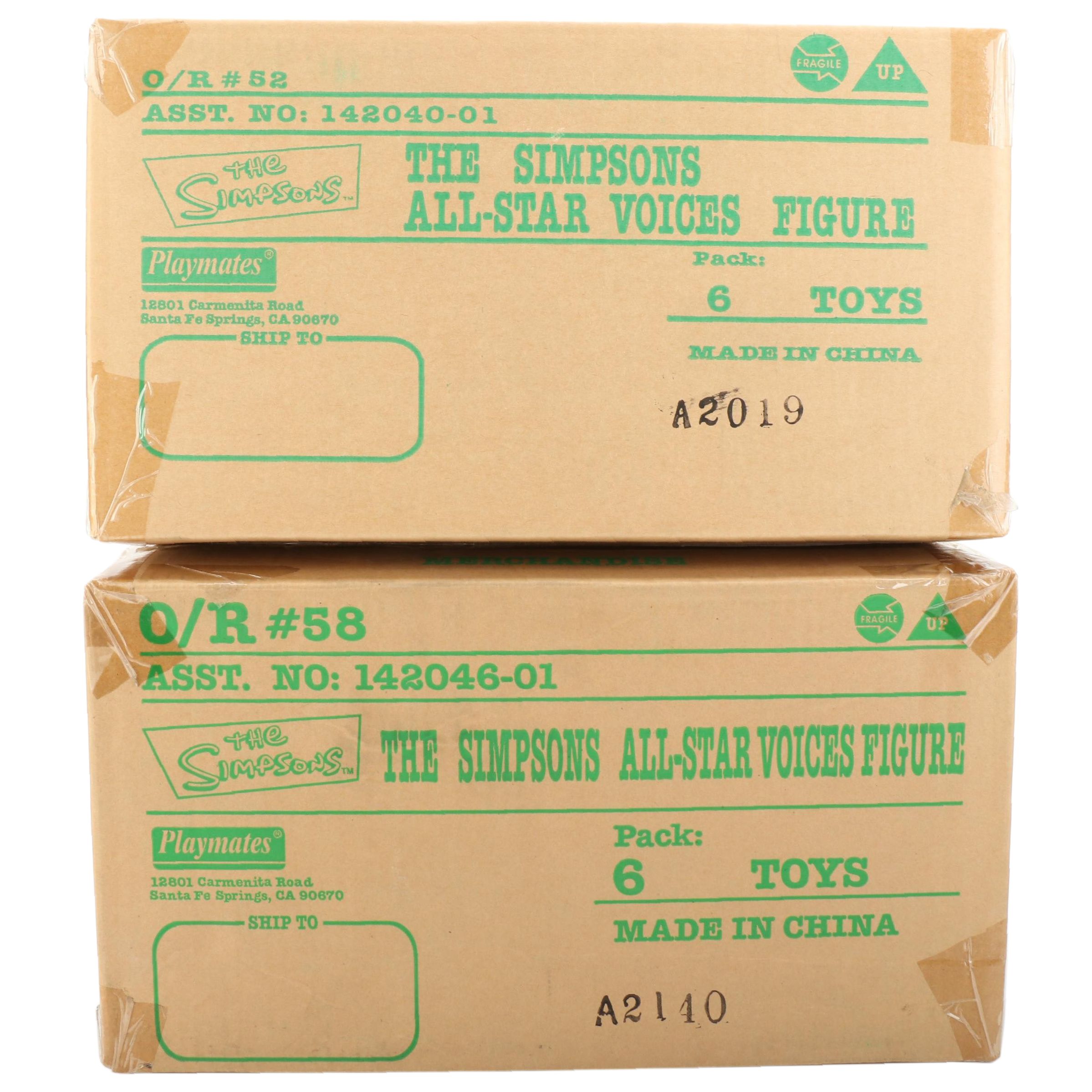 "The Simpsons" All-Star Voices Figurines in Factory Sealed Boxes