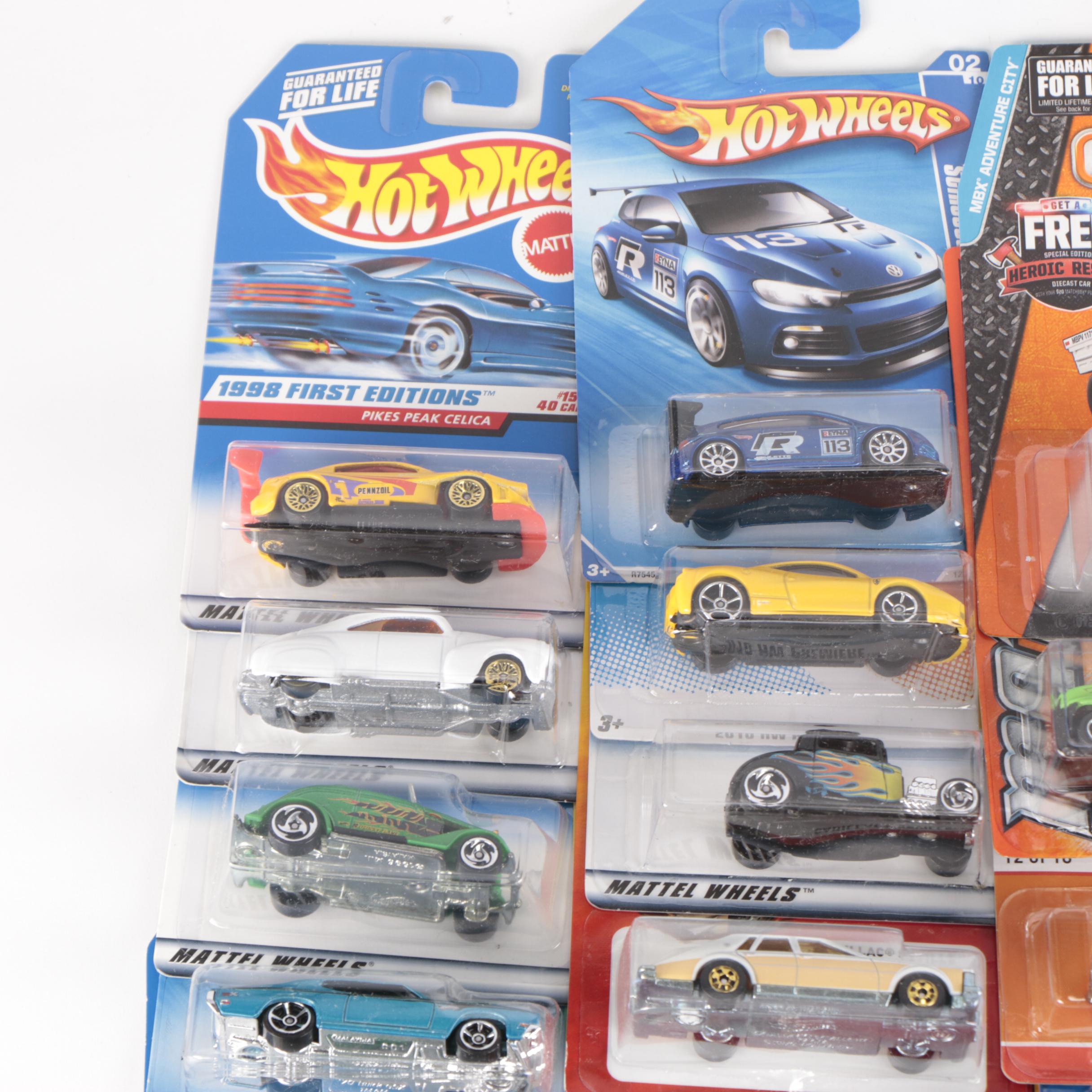 Mattel Hot Wheels, Matchbox and MotorMax Diecast Cars
