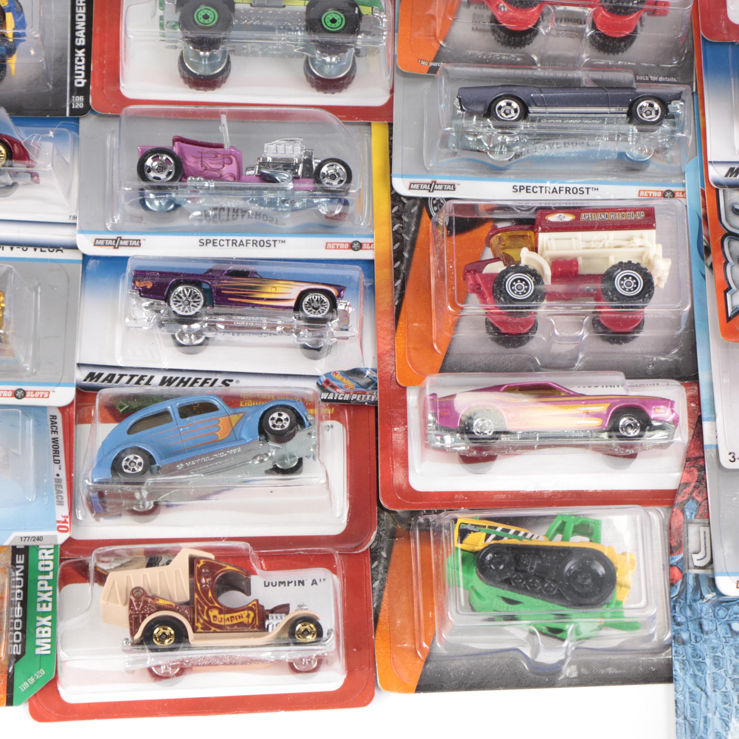 Mattel Hot Wheels, Matchbox and MotorMax Diecast Cars
