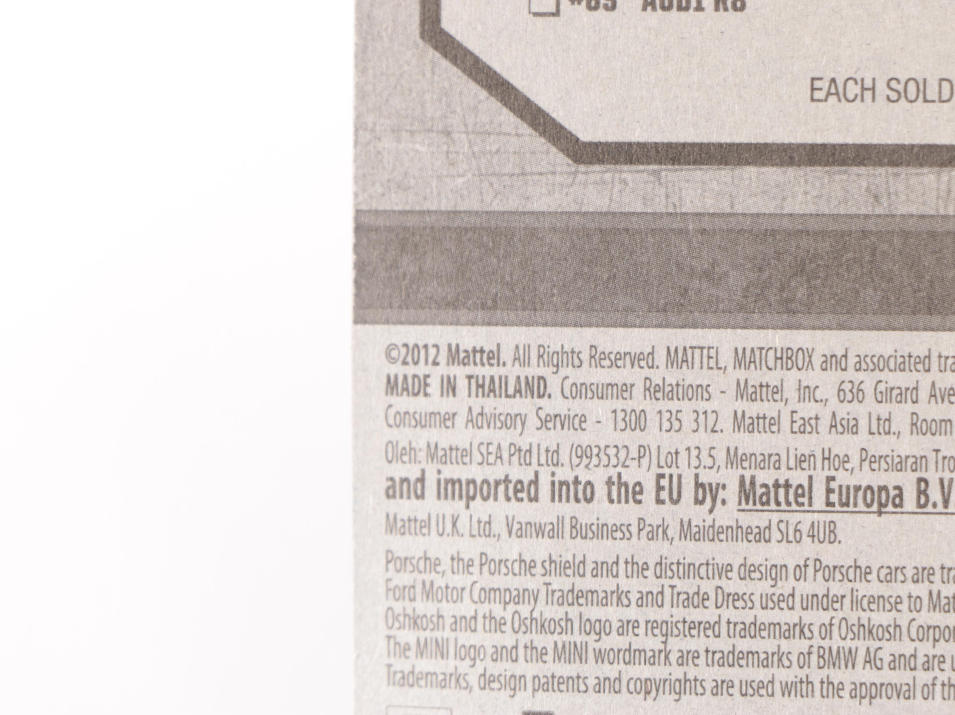 Mattel Hot Wheels, Matchbox and MotorMax Diecast Cars