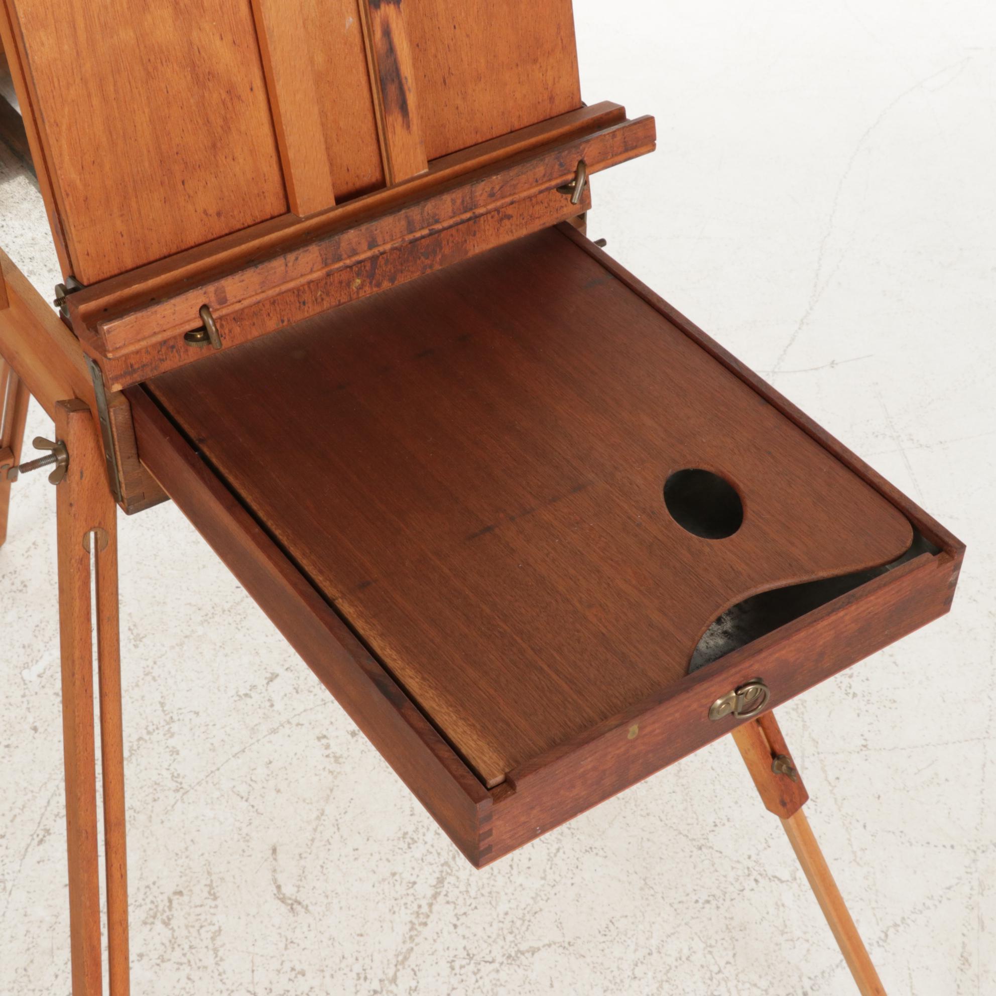 Grumbacher French Portable Plein Air Artist Easel, 1960s