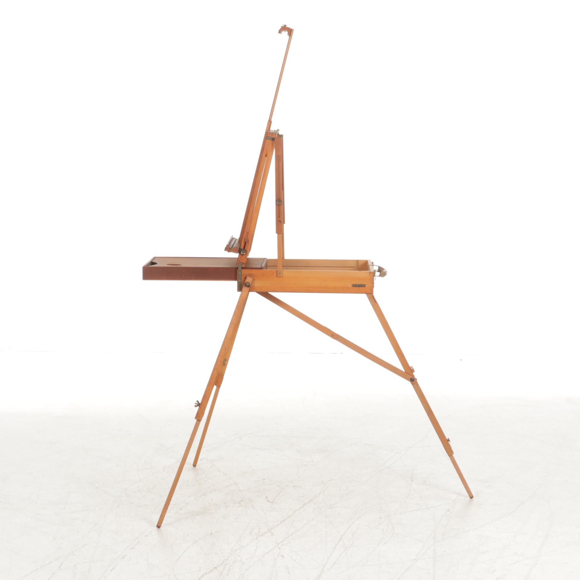 Grumbacher French Portable Plein Air Artist Easel, 1960s