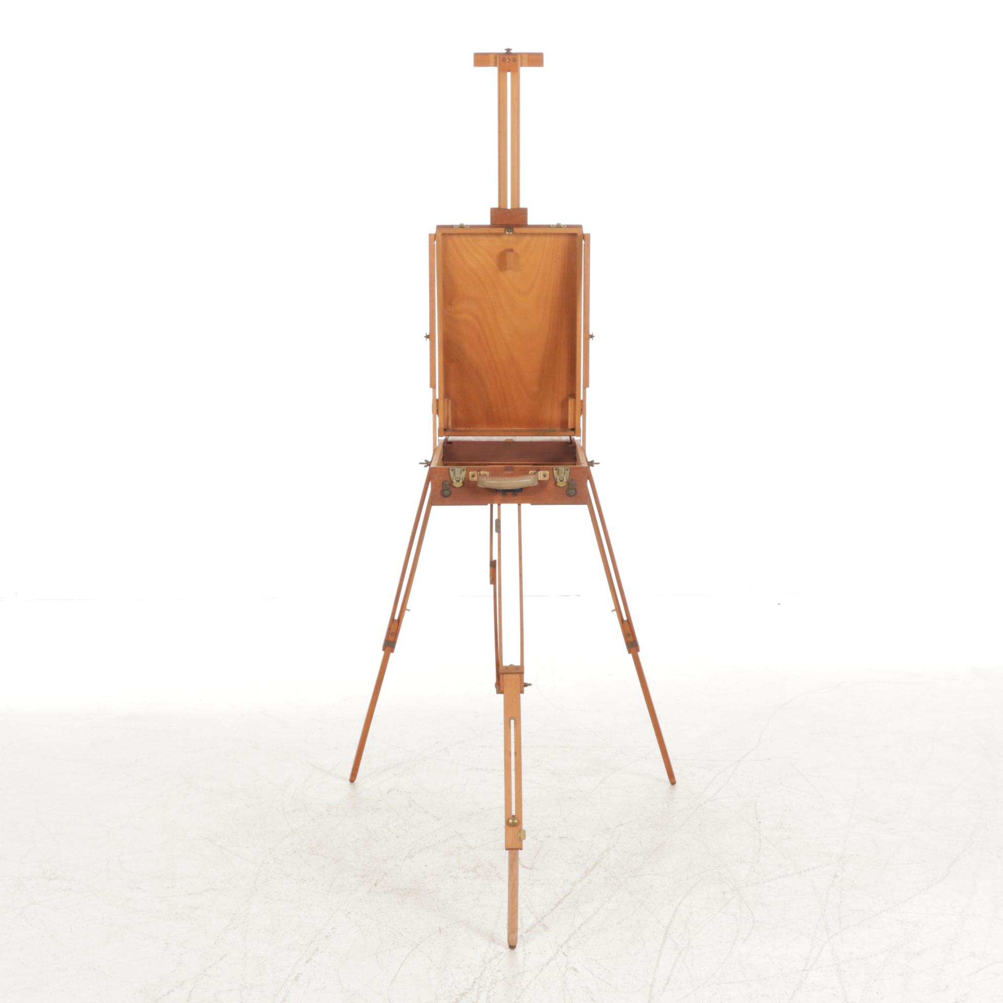 Grumbacher French Portable Plein Air Artist Easel, 1960s