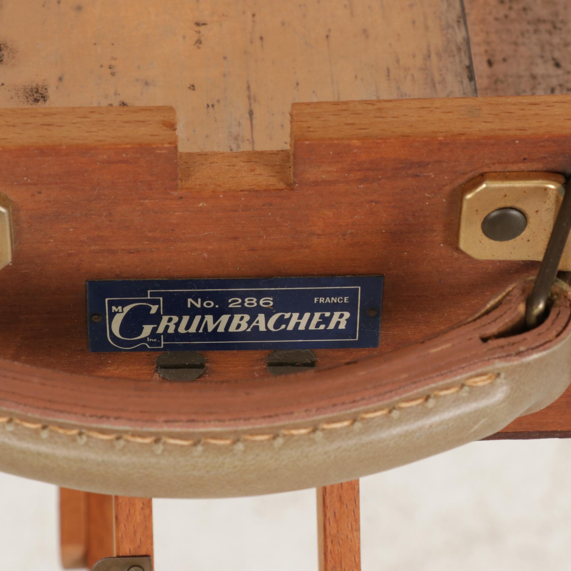 Grumbacher French Portable Plein Air Artist Easel, 1960s