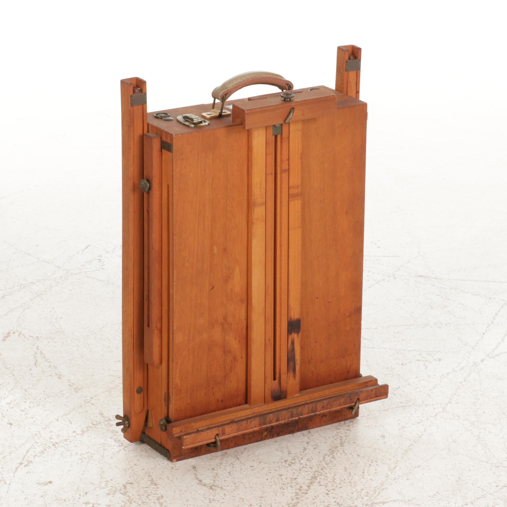 Grumbacher French Portable Plein Air Artist Easel, 1960s