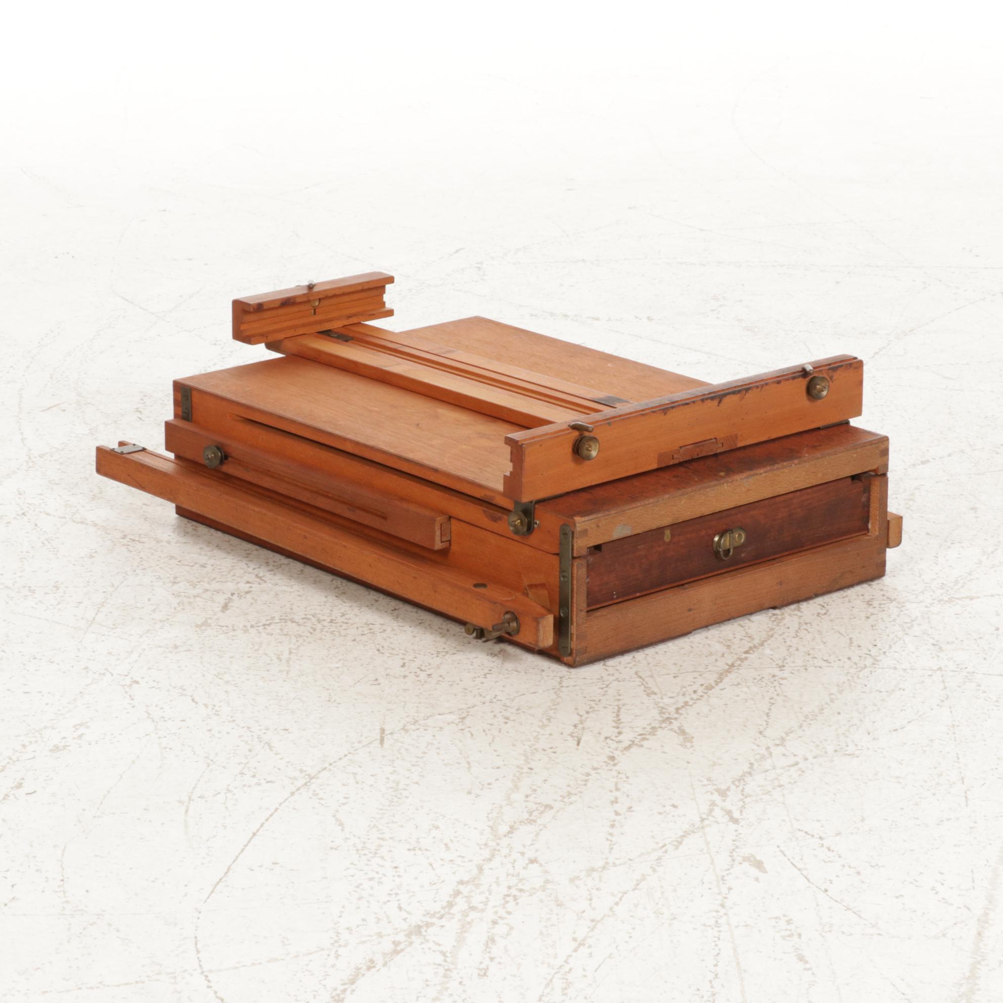 Grumbacher French Portable Plein Air Artist Easel, 1960s