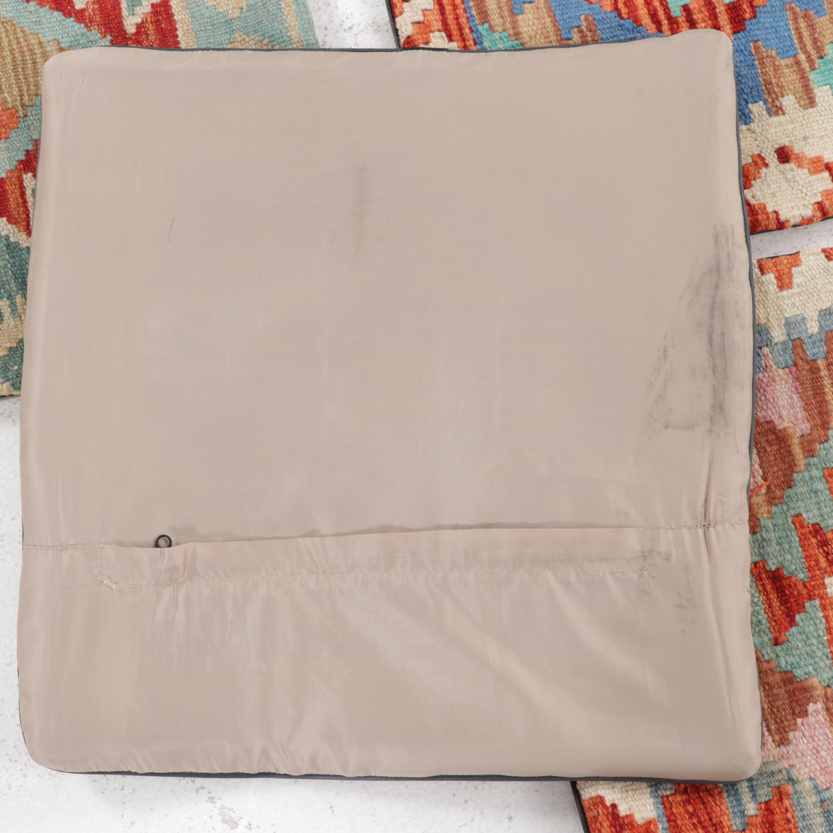 Handwoven Kilim Face Throw Pillow Covers