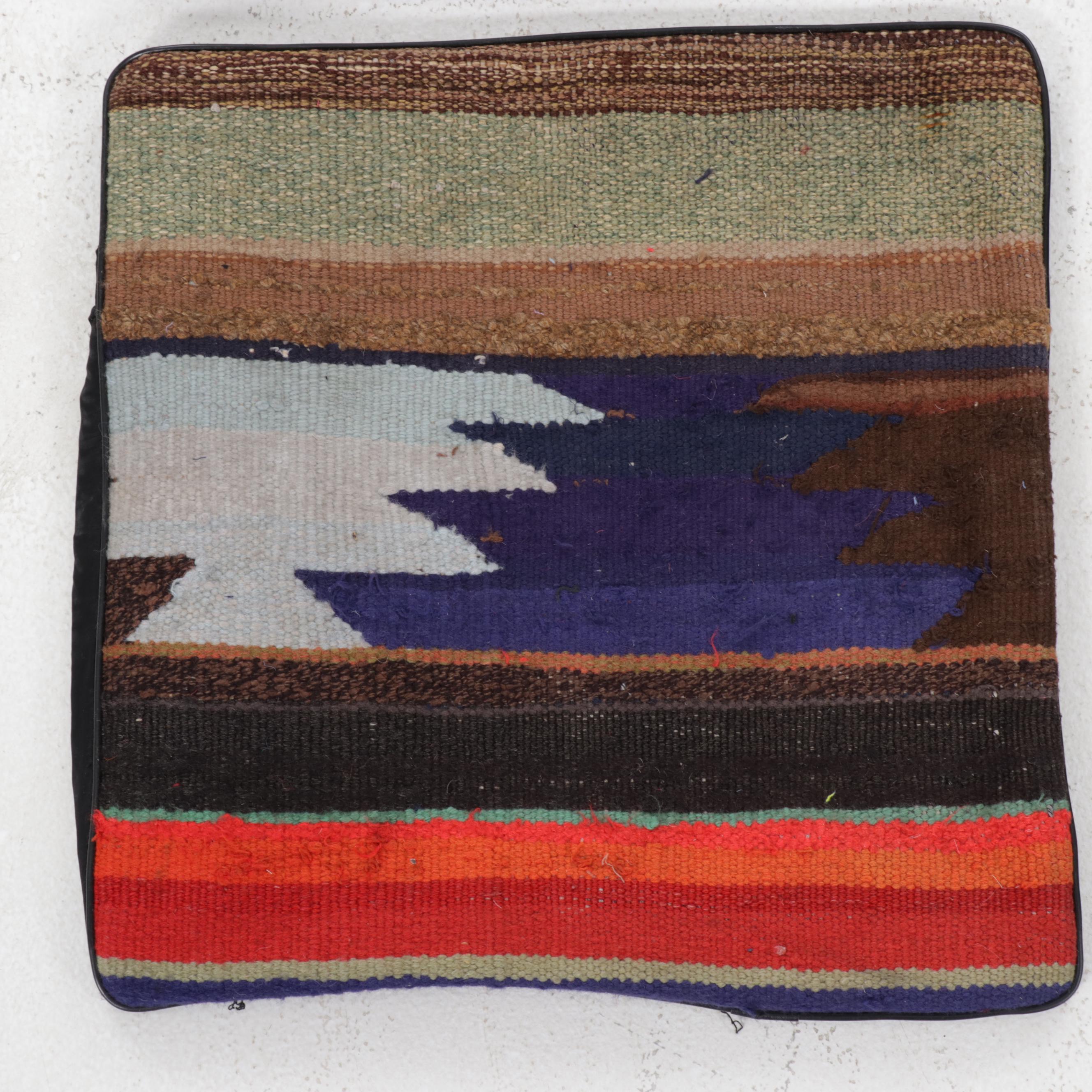 Handwoven Kilim Face Throw Pillow Covers