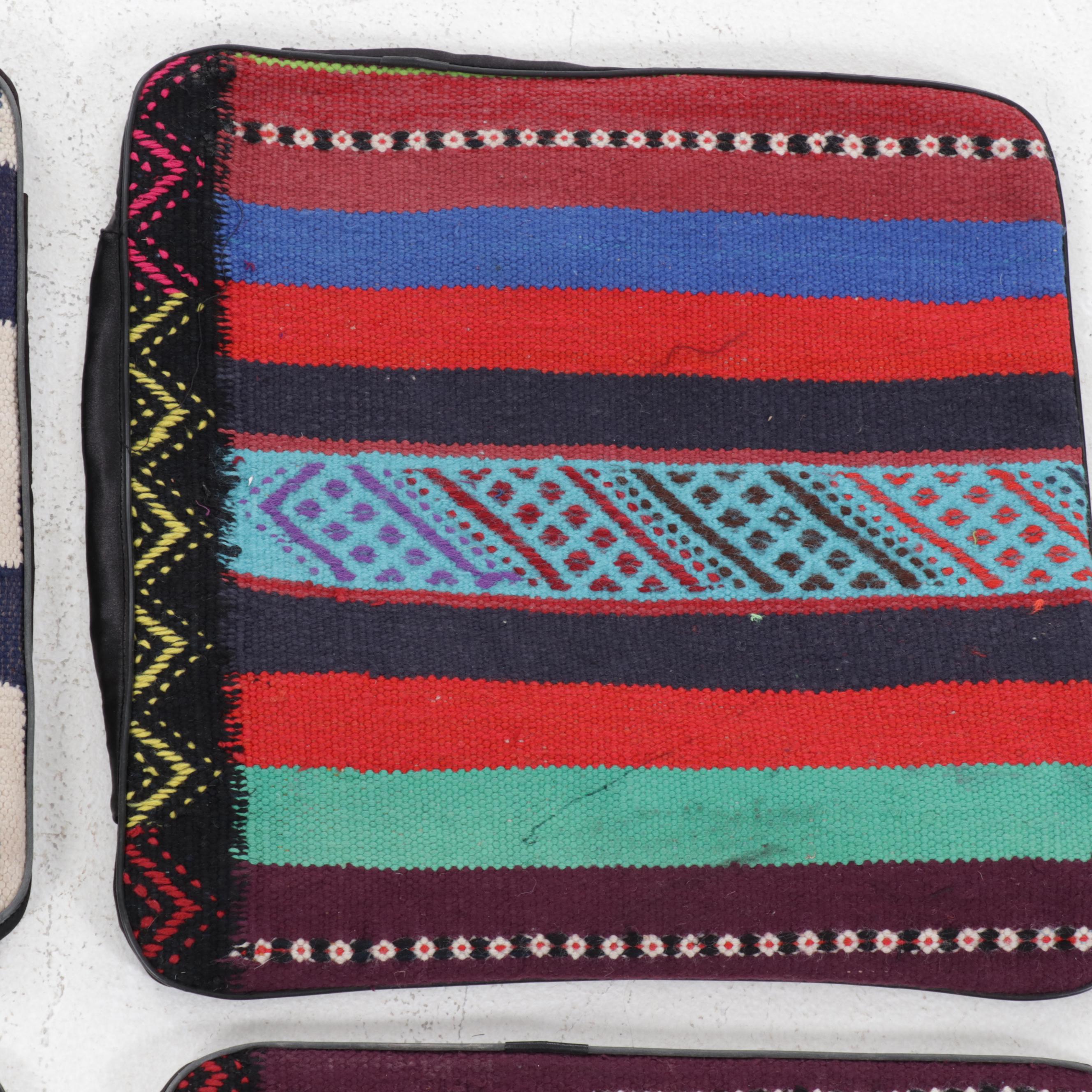 Handwoven Kilim Face Throw Pillow Covers