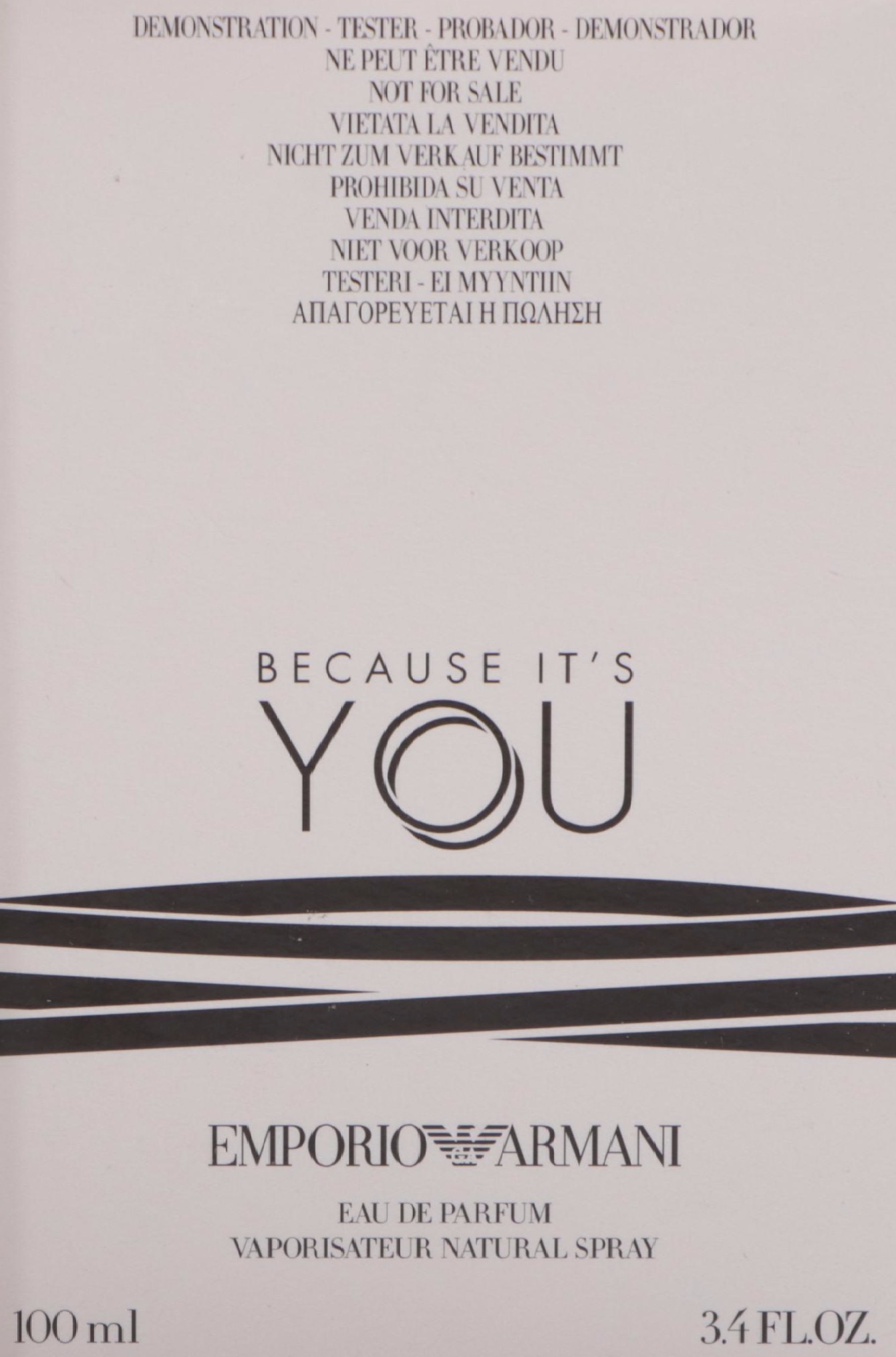 Emporio Armani "Because It's You" Perfume Bottles