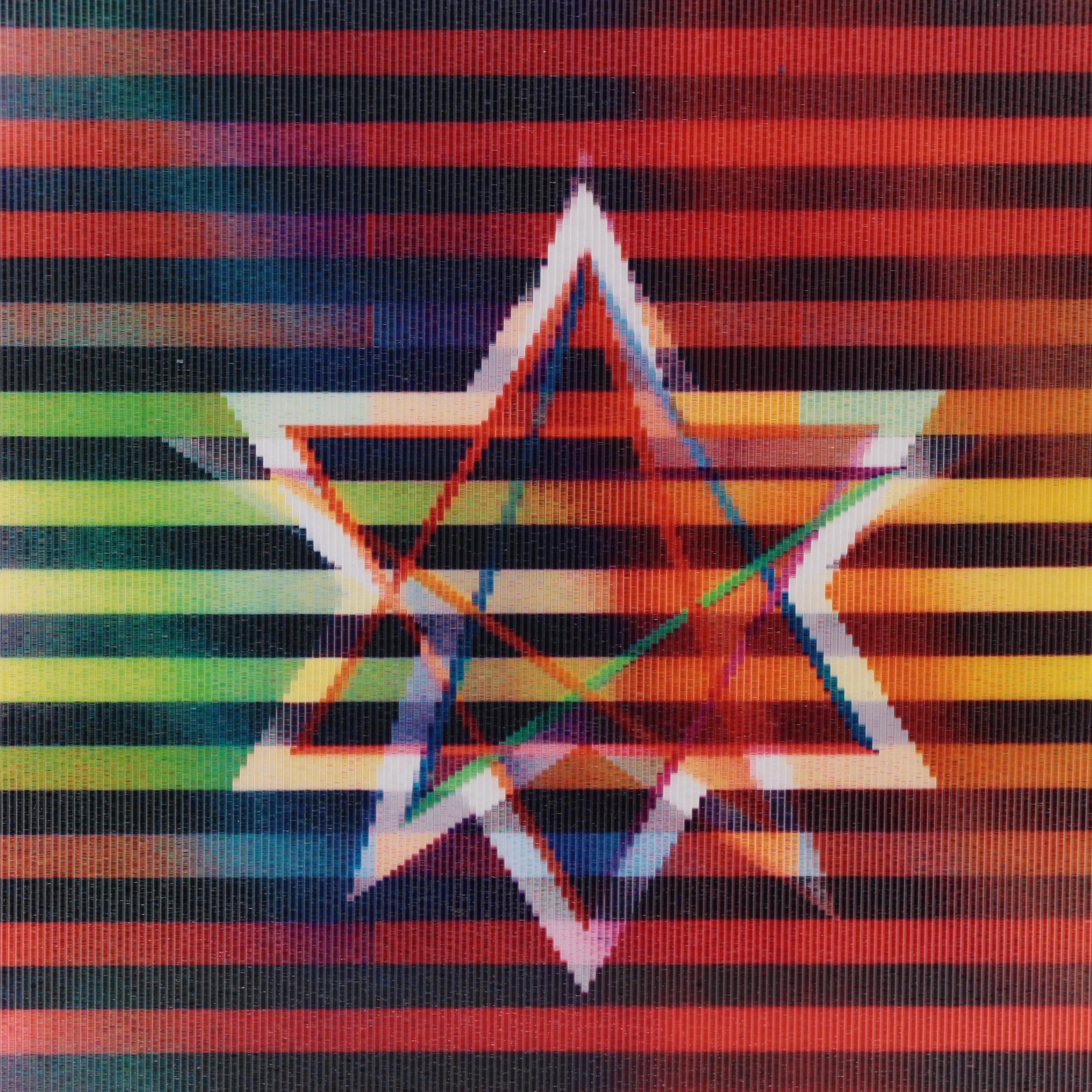 Yaacov Agam Agamograph "Star of David"