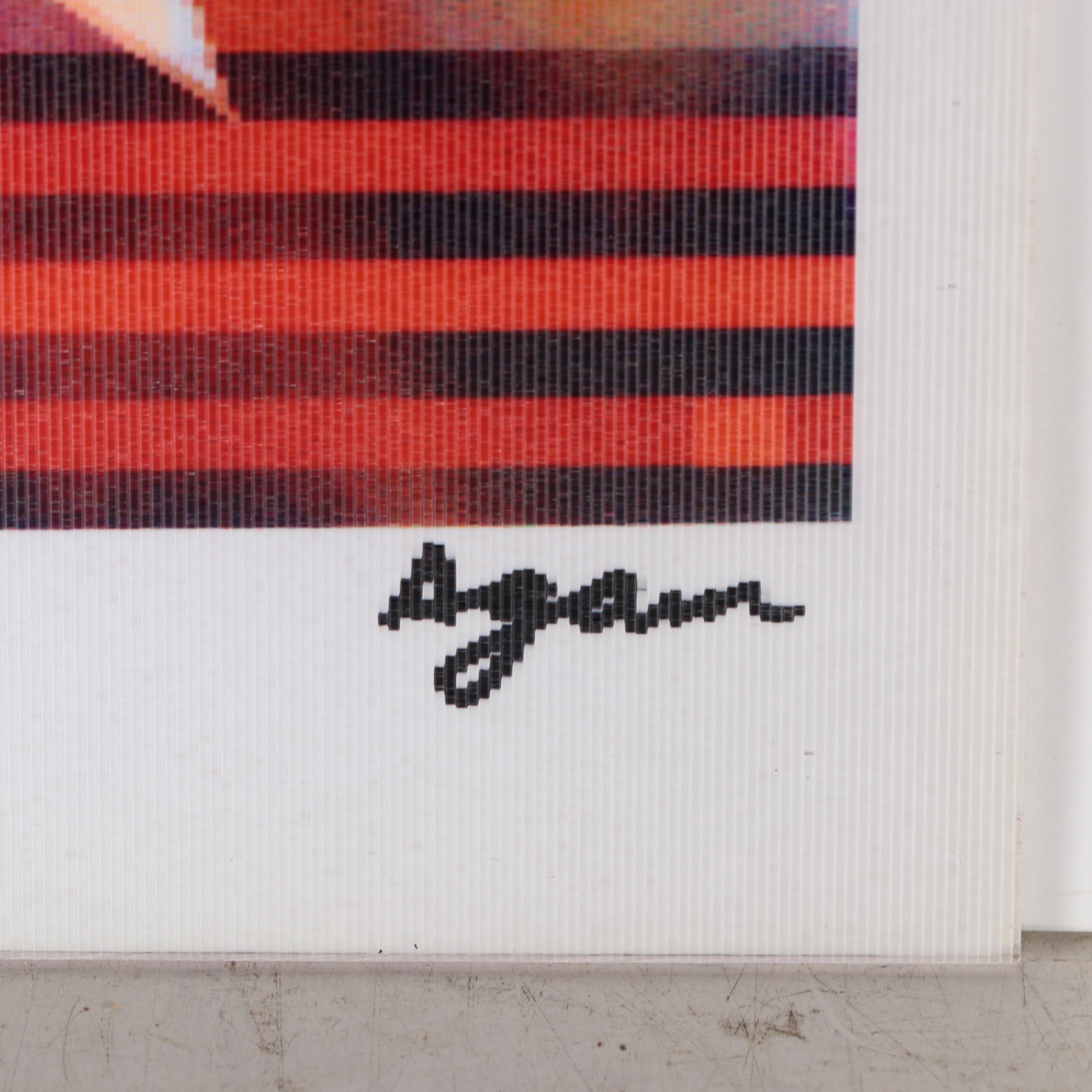 Yaacov Agam Agamograph "Star of David"