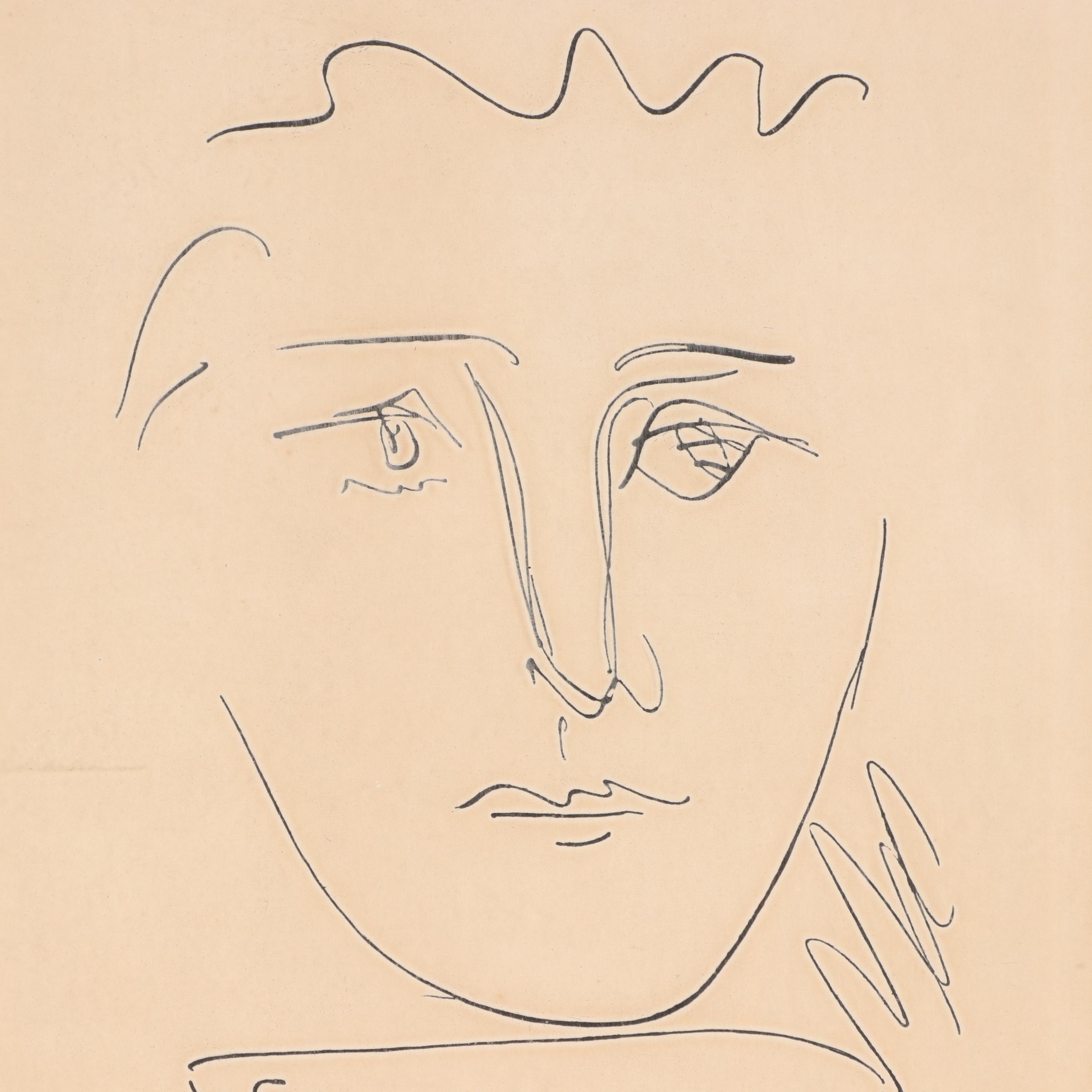 Pablo Picasso Restrike Etching "L'Age de Soleil"