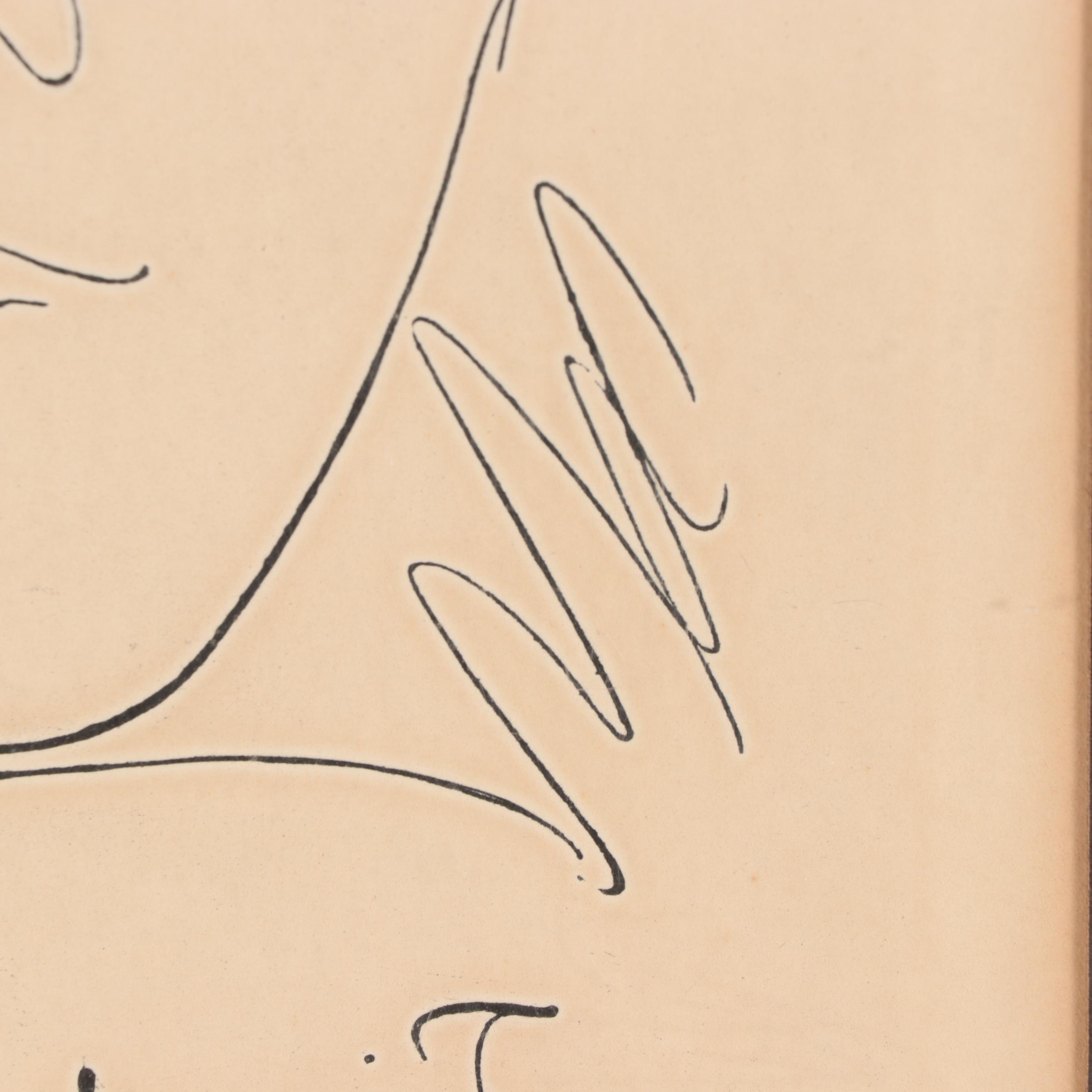 Pablo Picasso Restrike Etching "L'Age de Soleil"