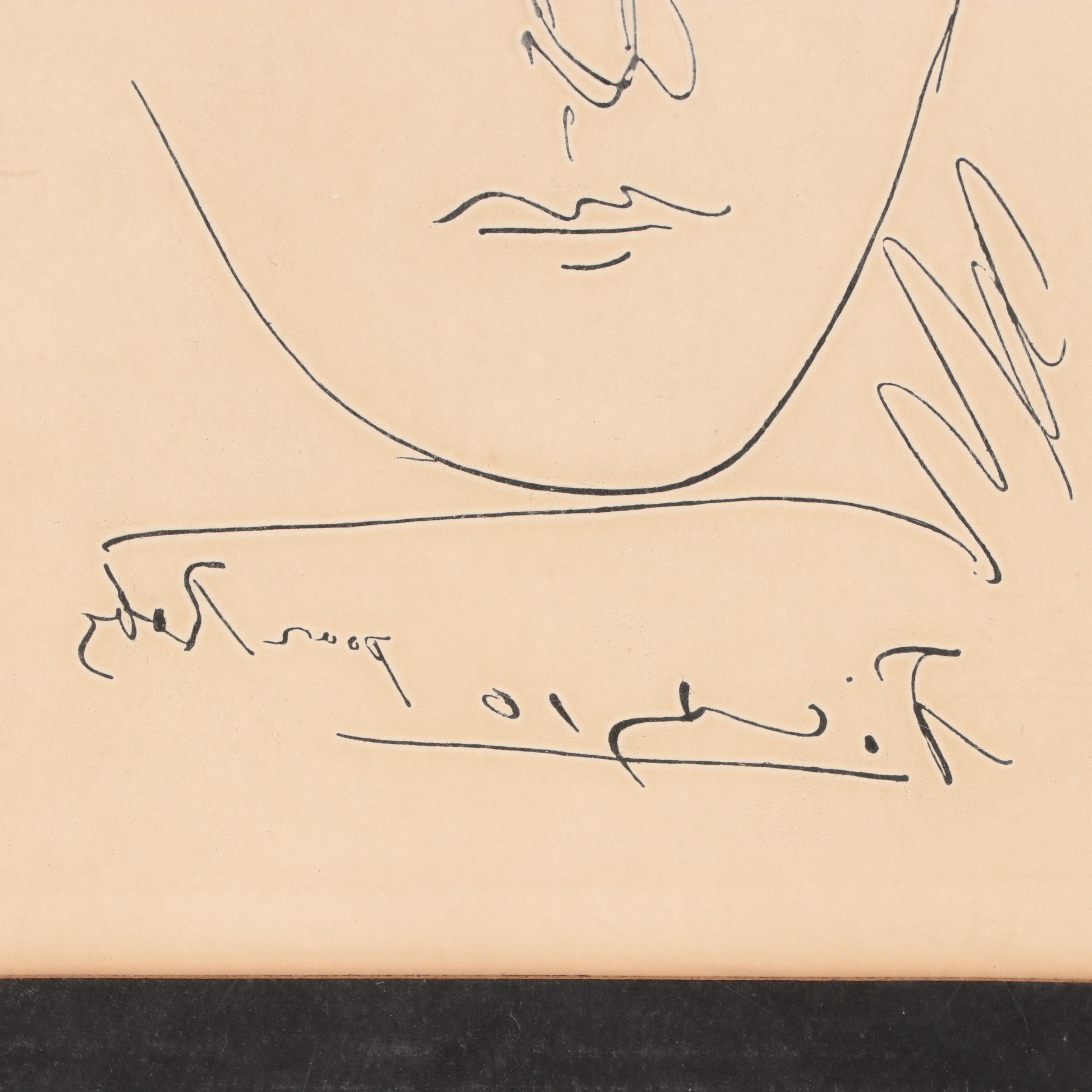 Pablo Picasso Restrike Etching "L'Age de Soleil"