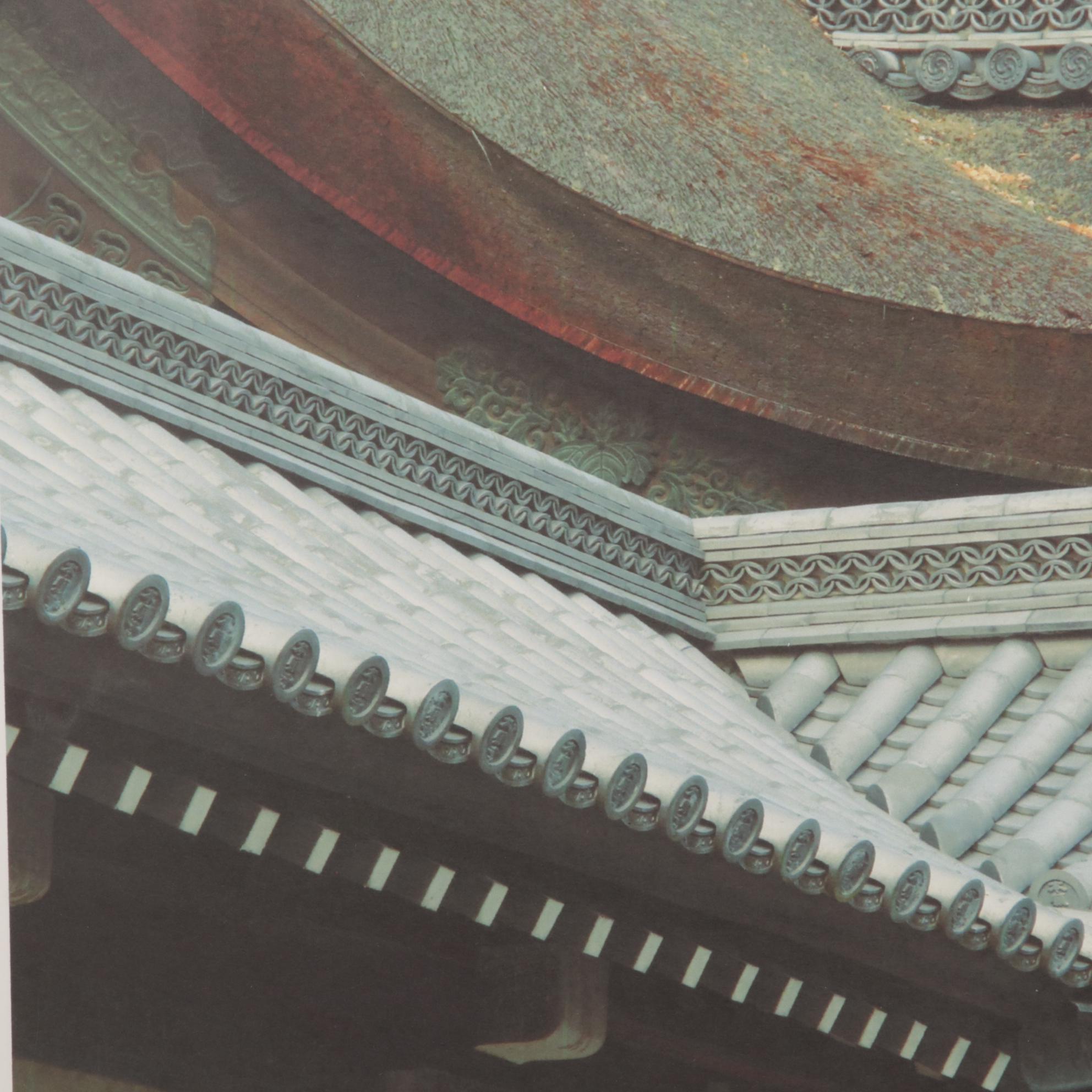 Charles Battaglini Digital Prints of Chinese Architectural Details, 21st Century