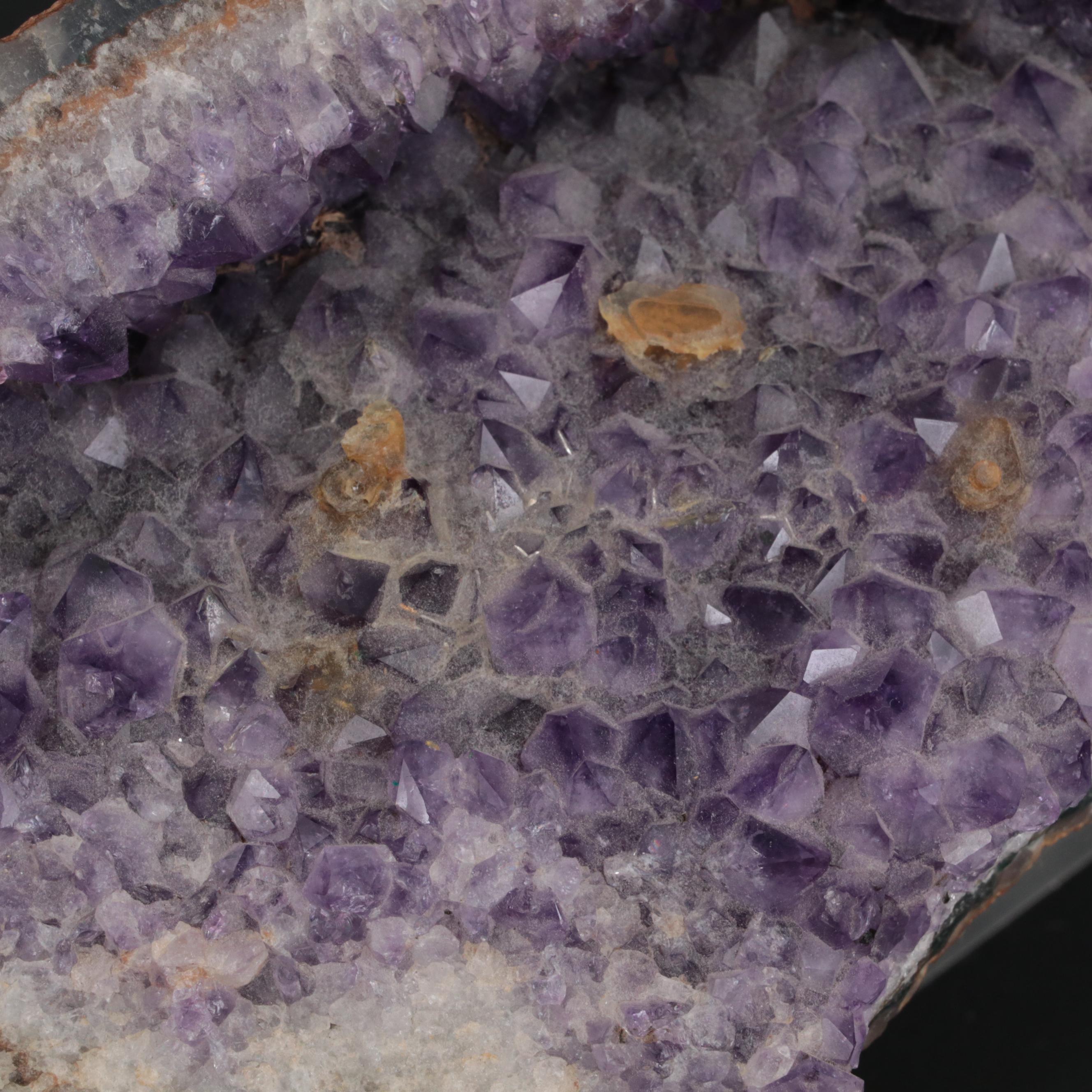 Amethyst Geode Cluster Specimen with Acrylic Stand