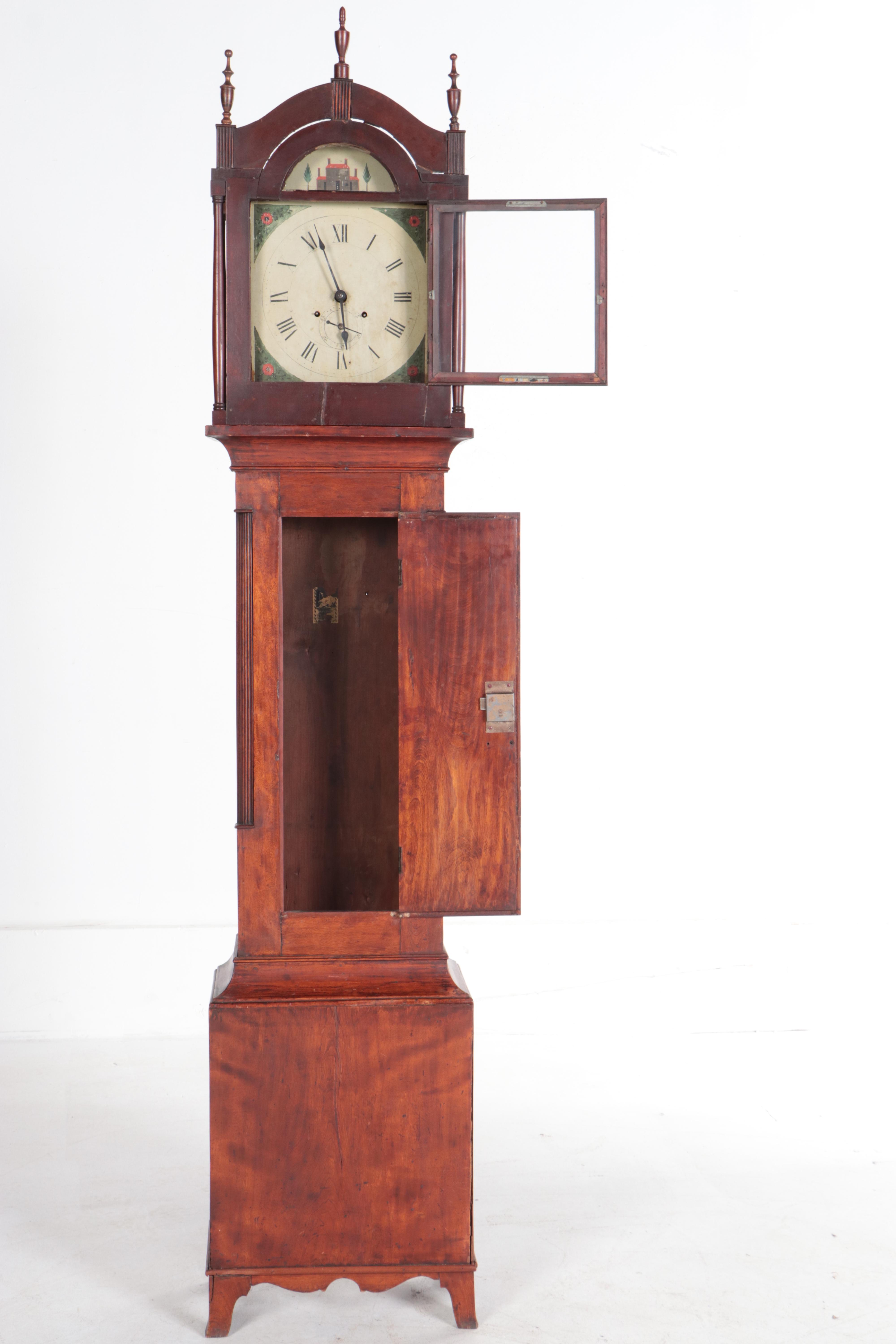 American Federal Grandfather Clock, Early 19th Century