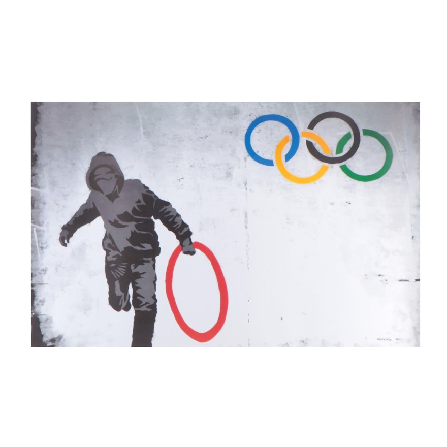 Giclée After Banksy of London Olympics, 21st Century