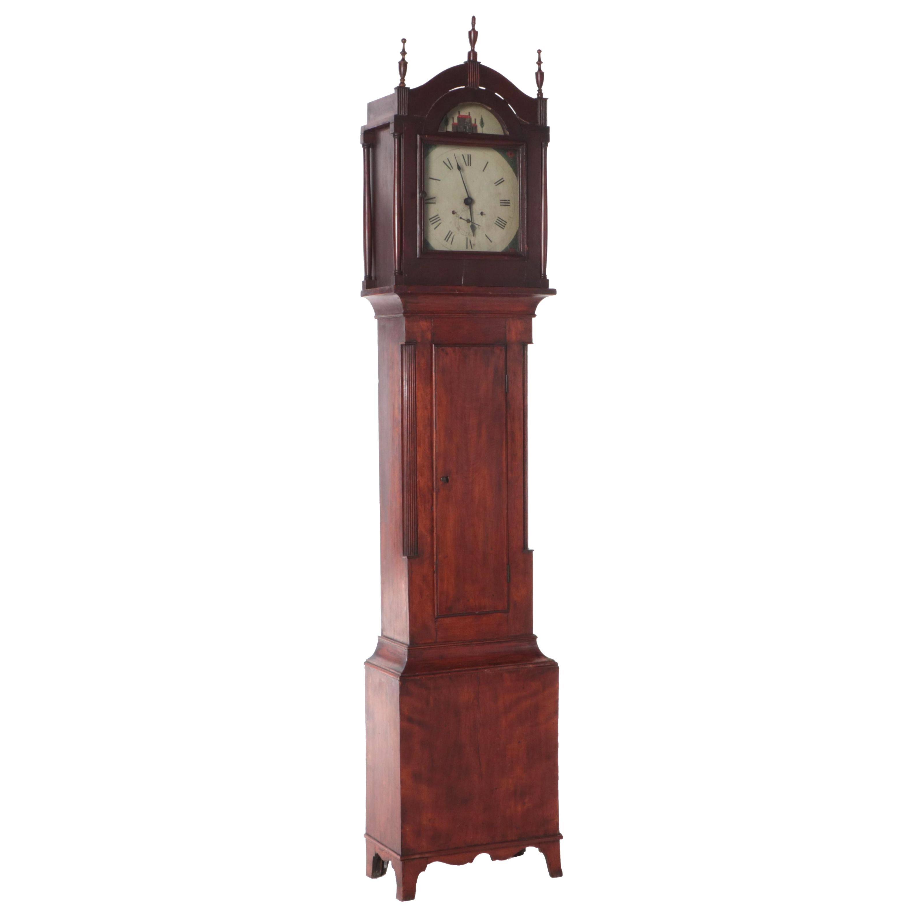 American Federal Grandfather Clock, Early 19th Century