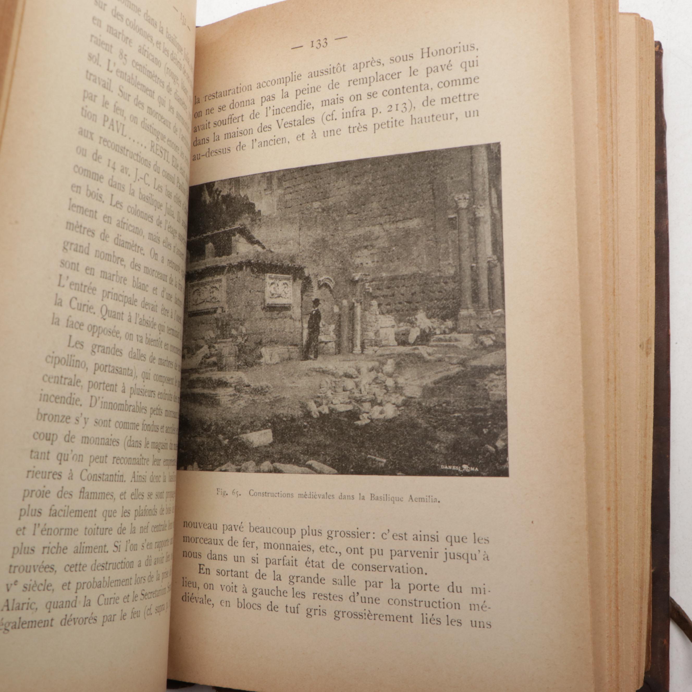 French Translation "Forum Romain" by Christian Hüelsen with French Plays