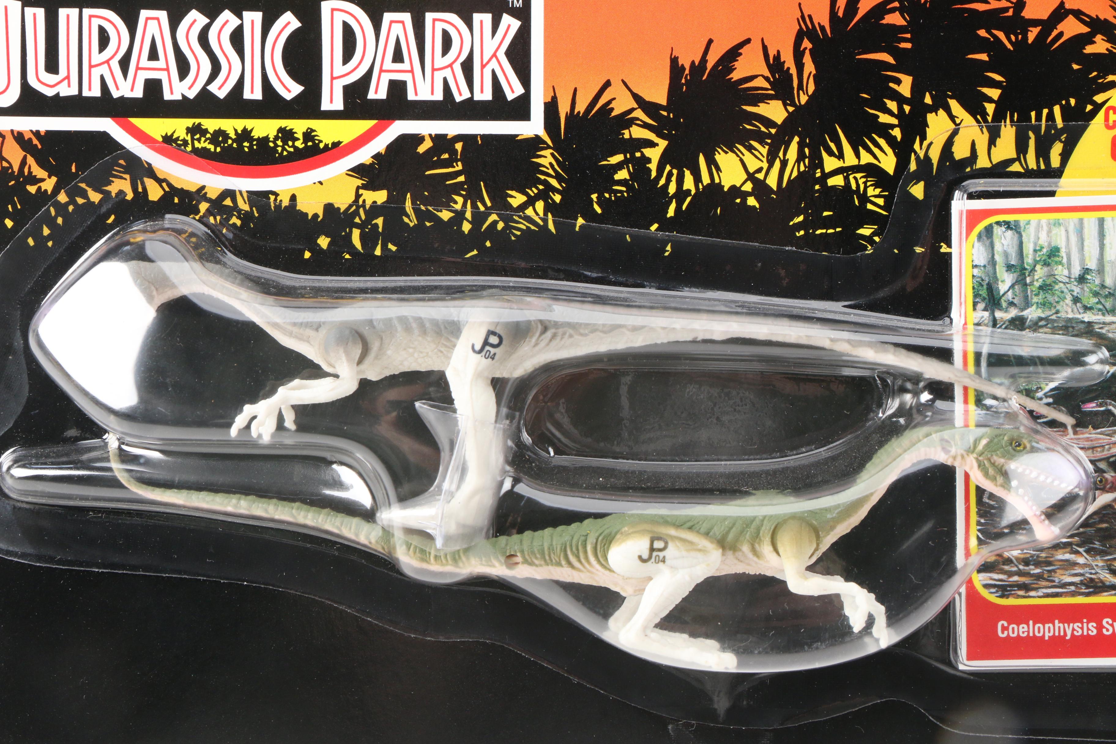 Kenner Jurassic Park Coelophysis and Tanystropheus Dinosaur Action Figures