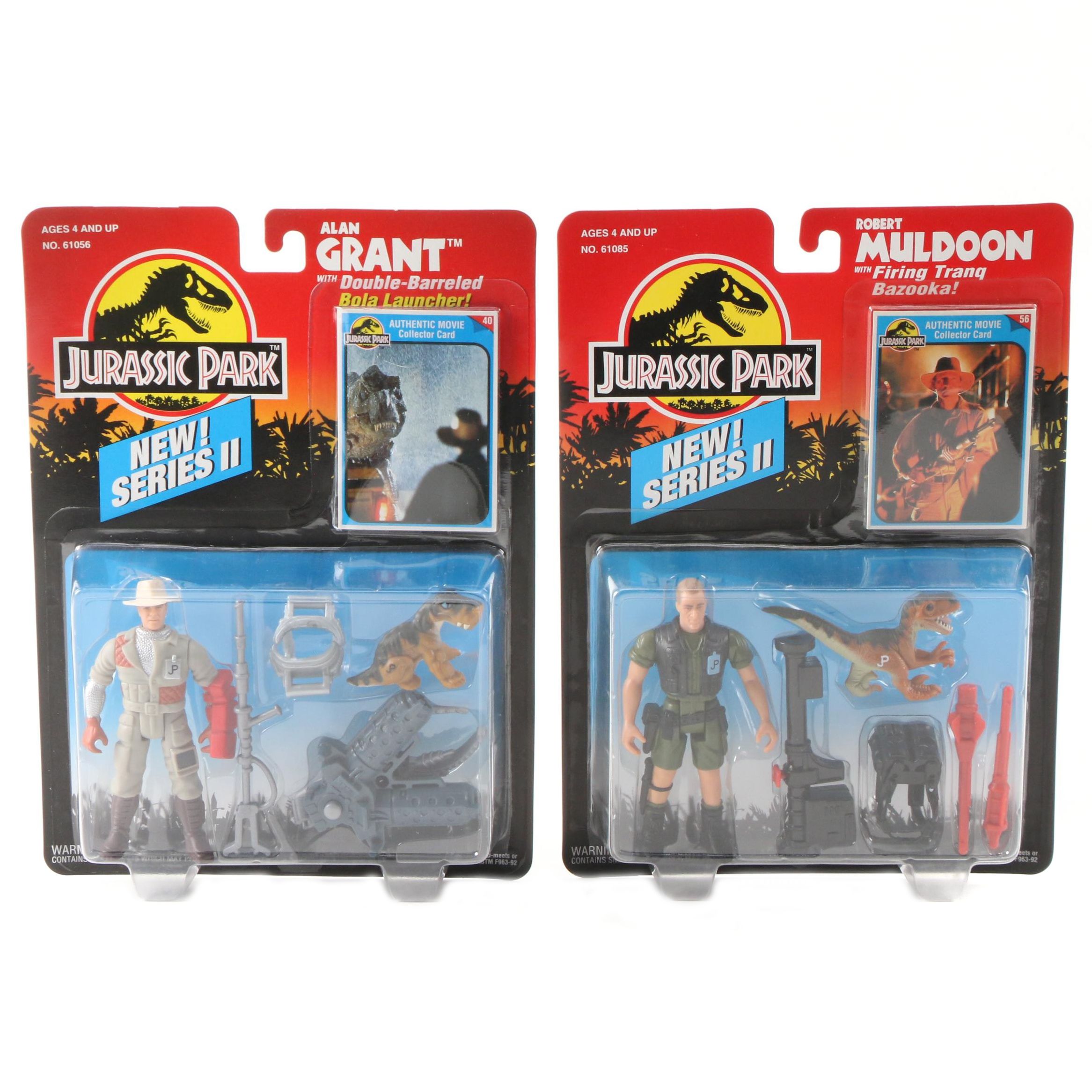 Kenner Jurassic Park Robert Muldoon and Dr. Grant Action Figures