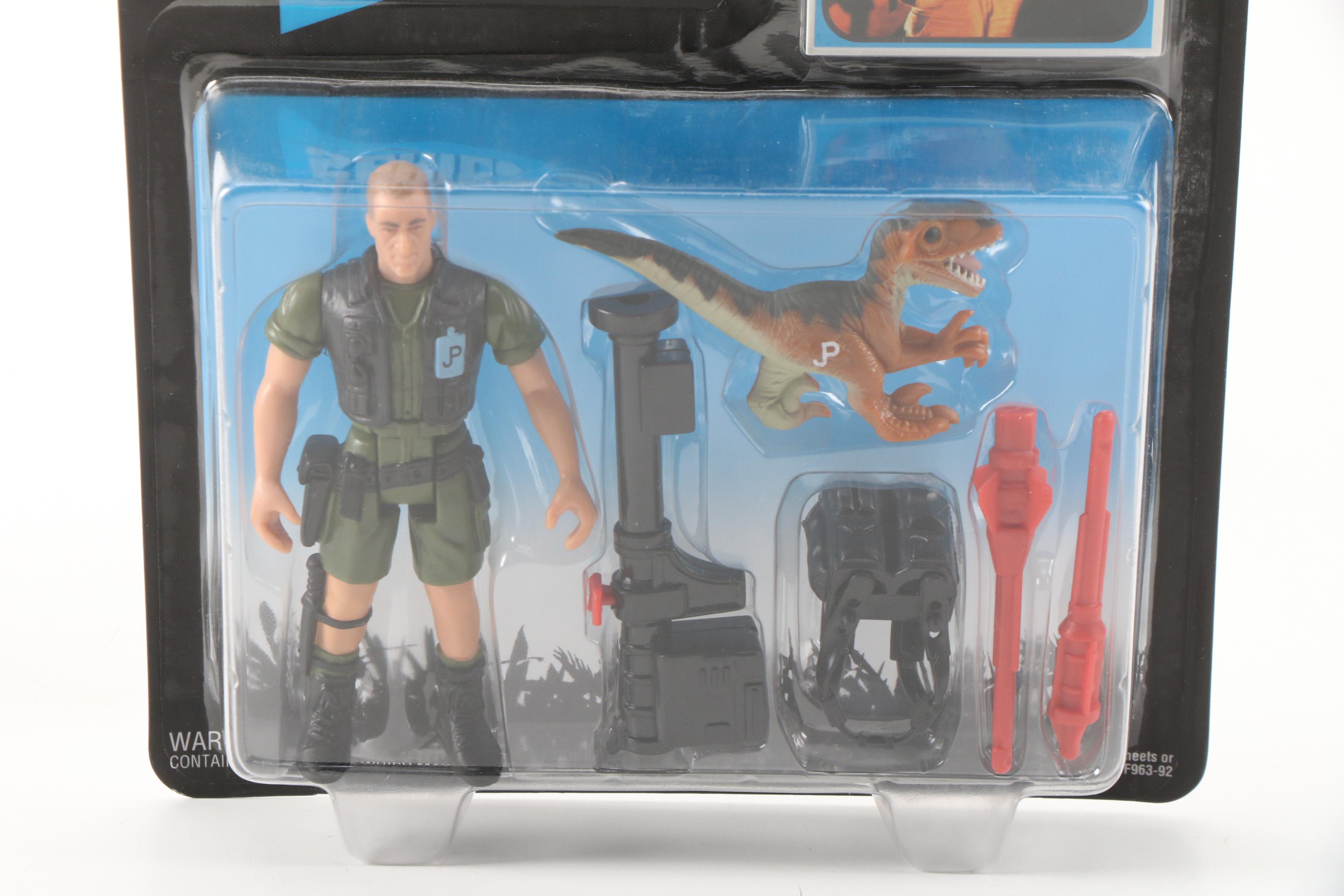 Kenner Jurassic Park Robert Muldoon and Dr. Grant Action Figures