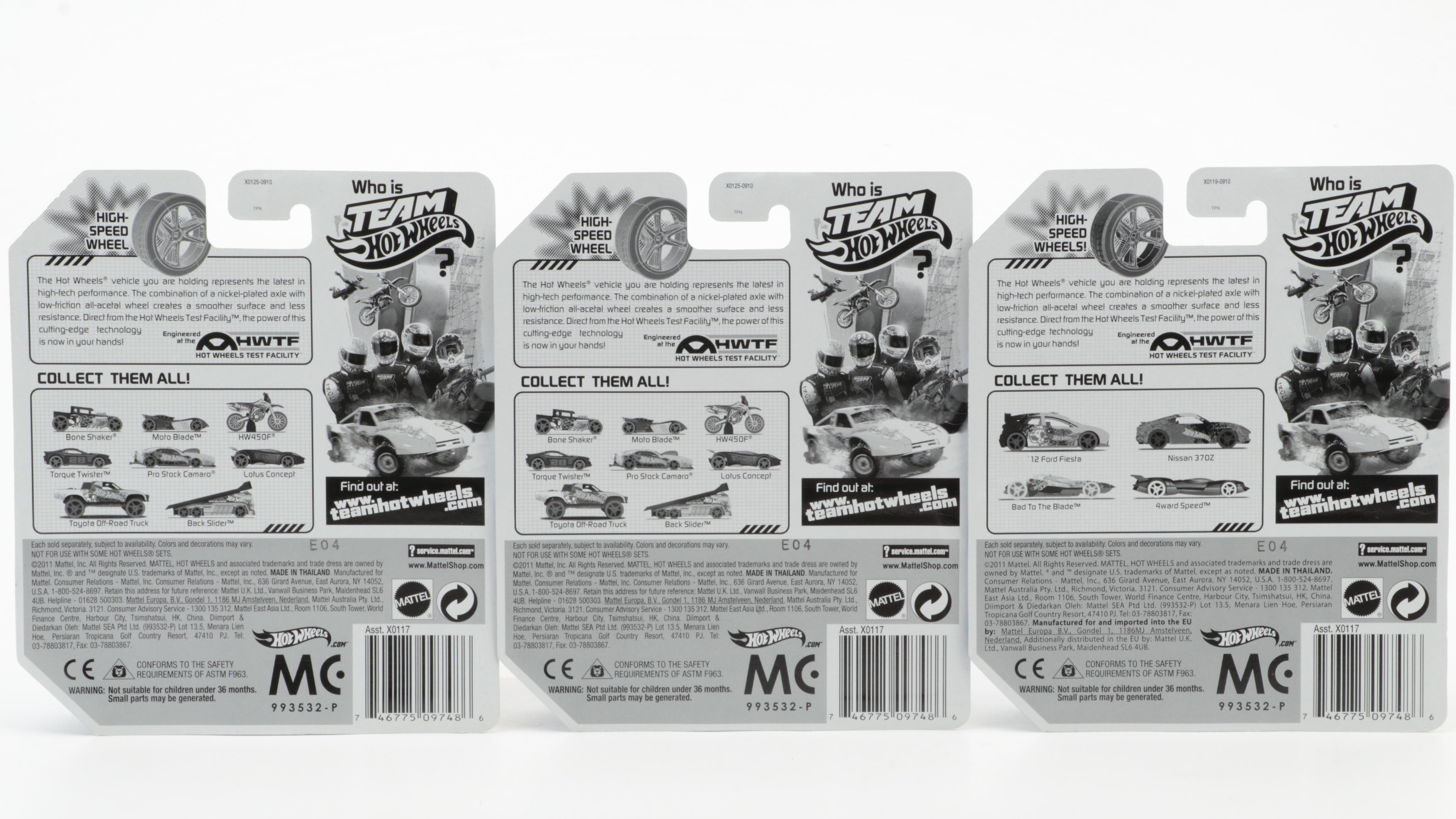 Team Hot Wheels Cars Including Moto Blade and More
