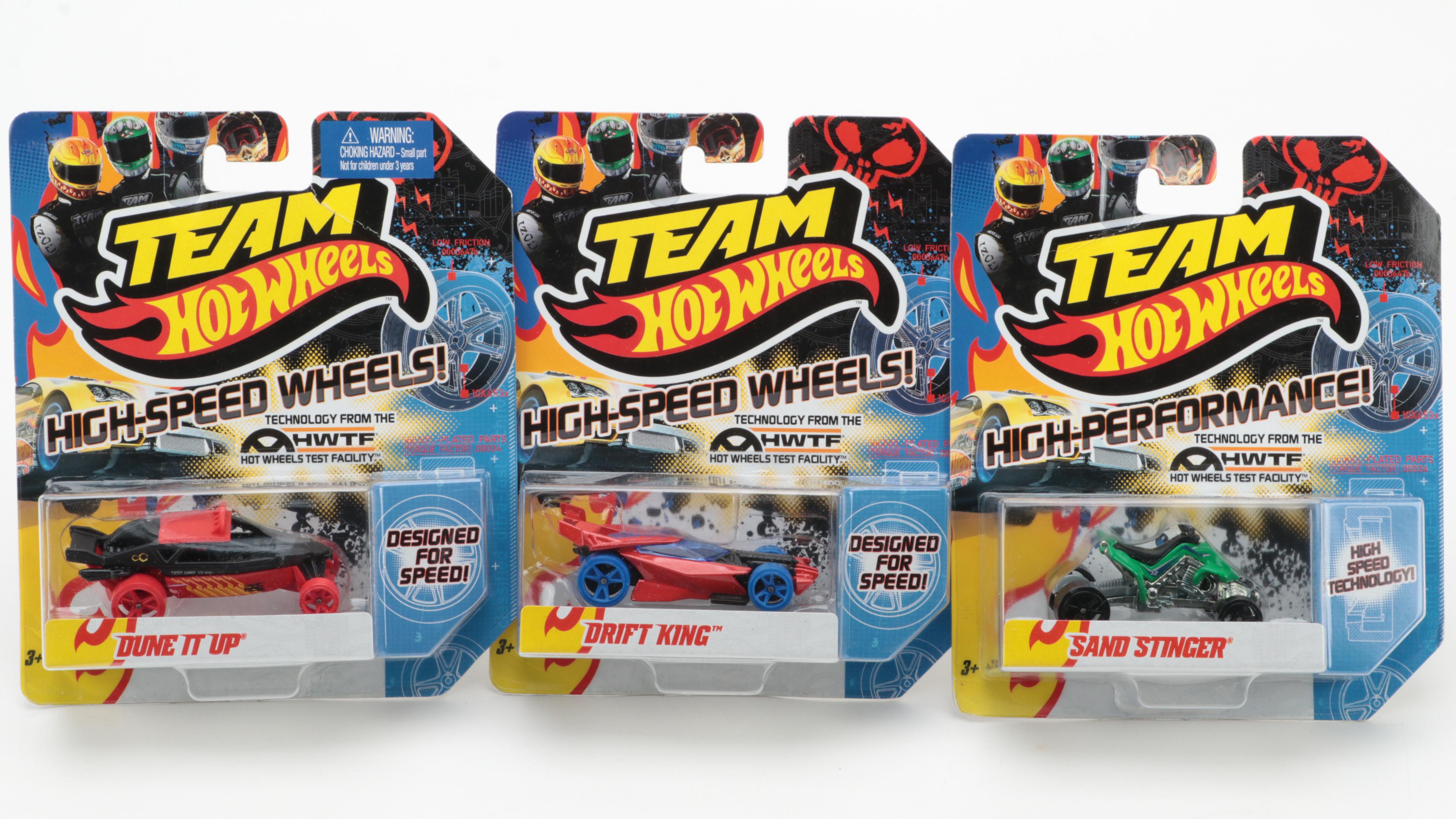 Team Hot Wheels Cars Including Moto Blade and More