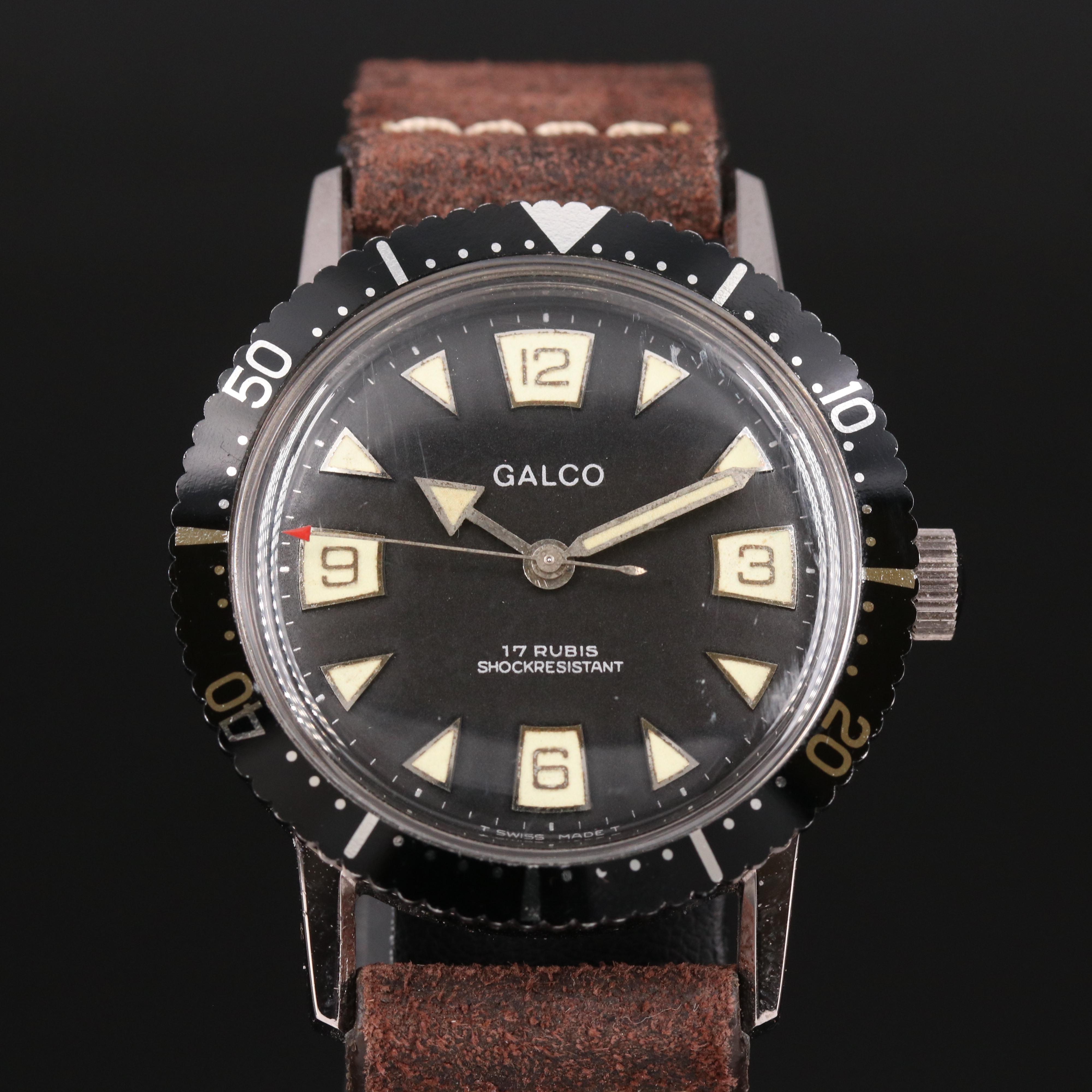 Vintage Galco Skin Diver Watch