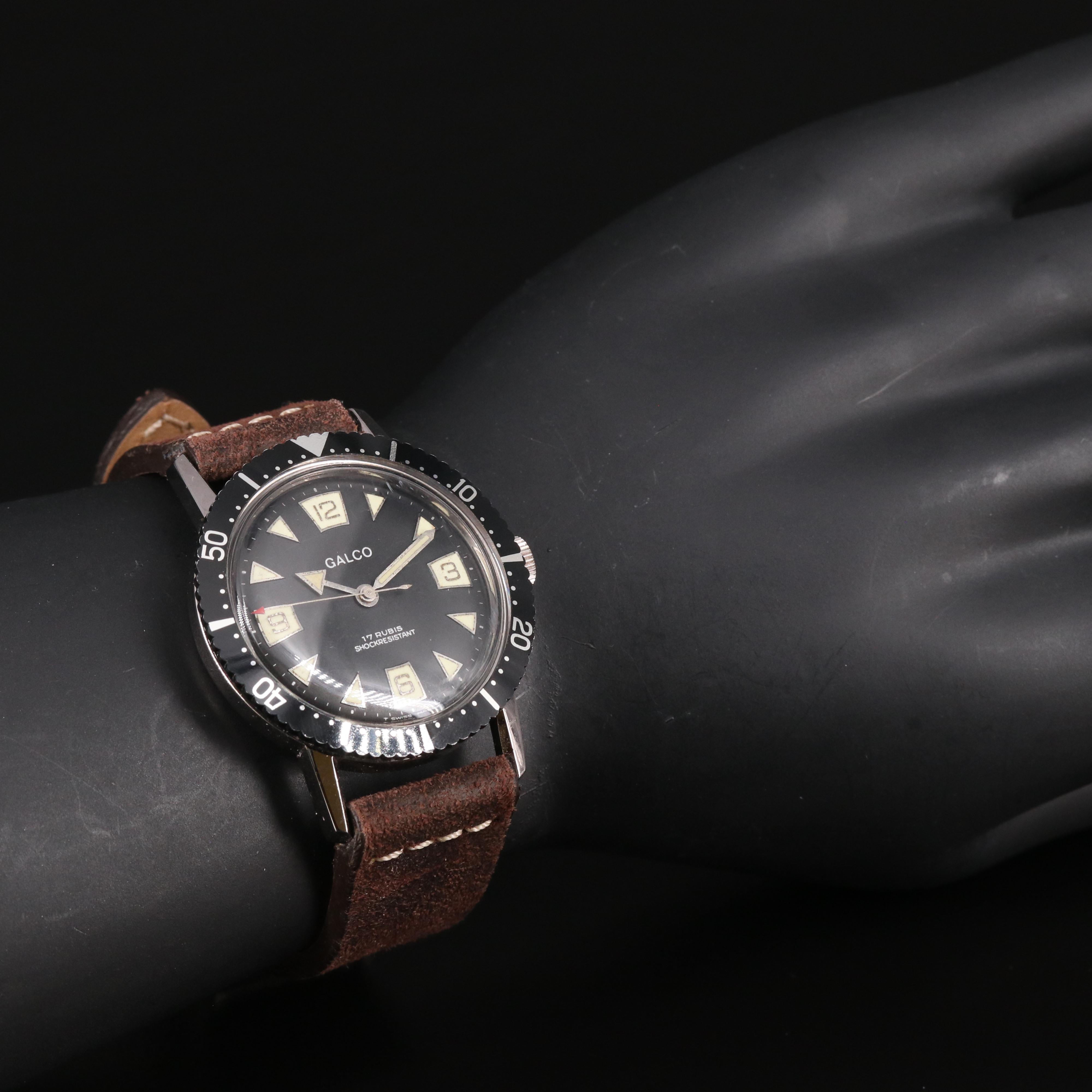Vintage Galco Skin Diver Watch