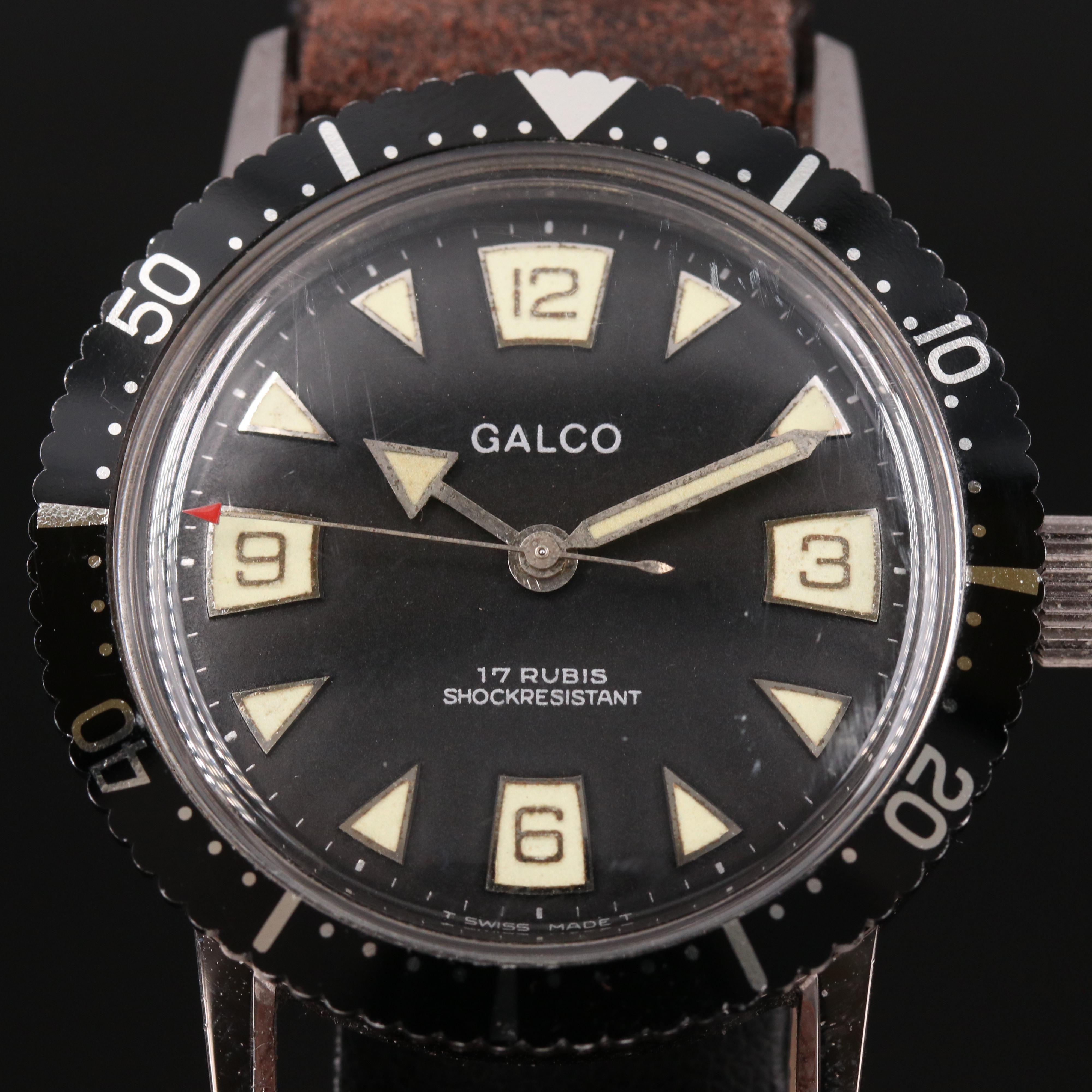 Vintage Galco Skin Diver Watch