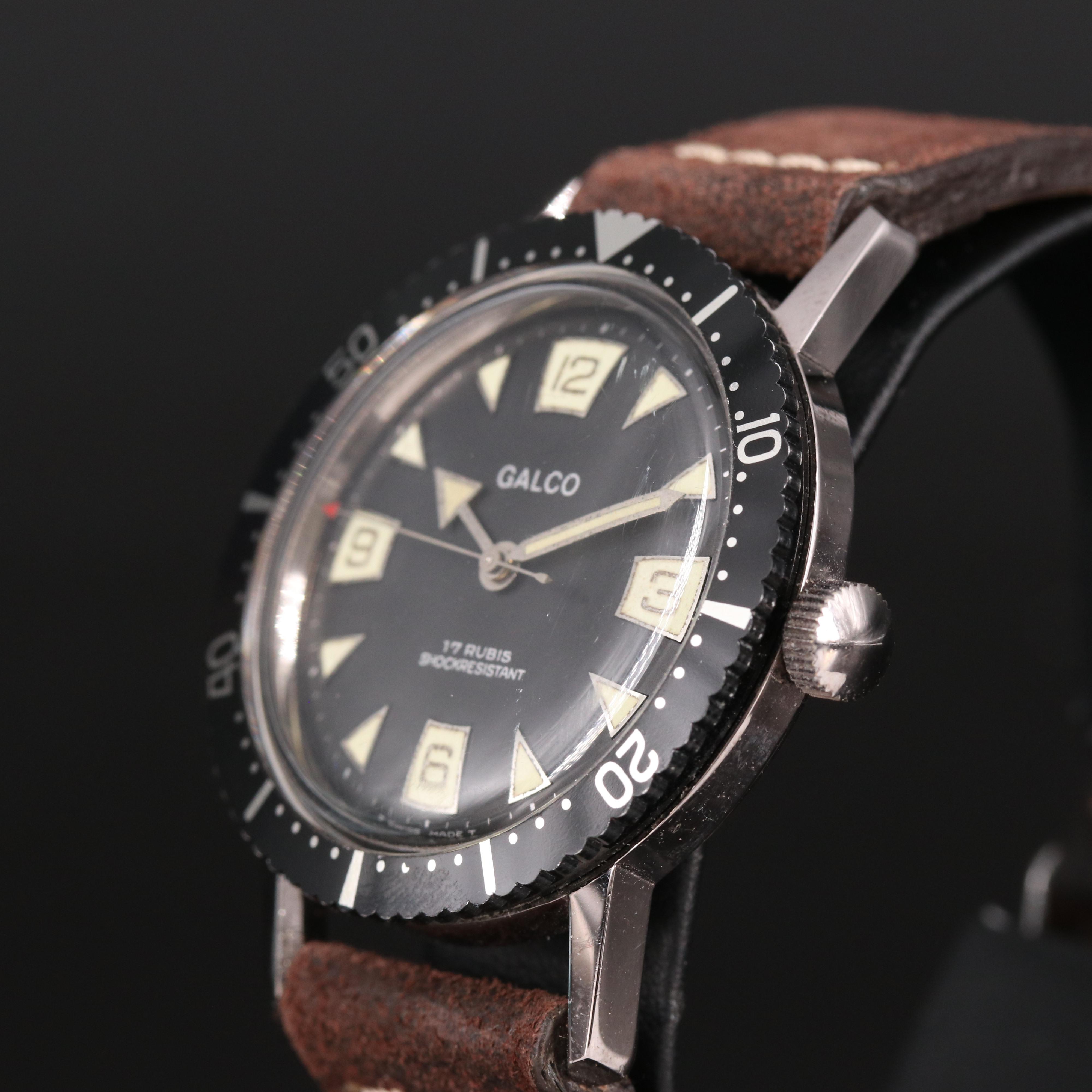 Vintage Galco Skin Diver Watch