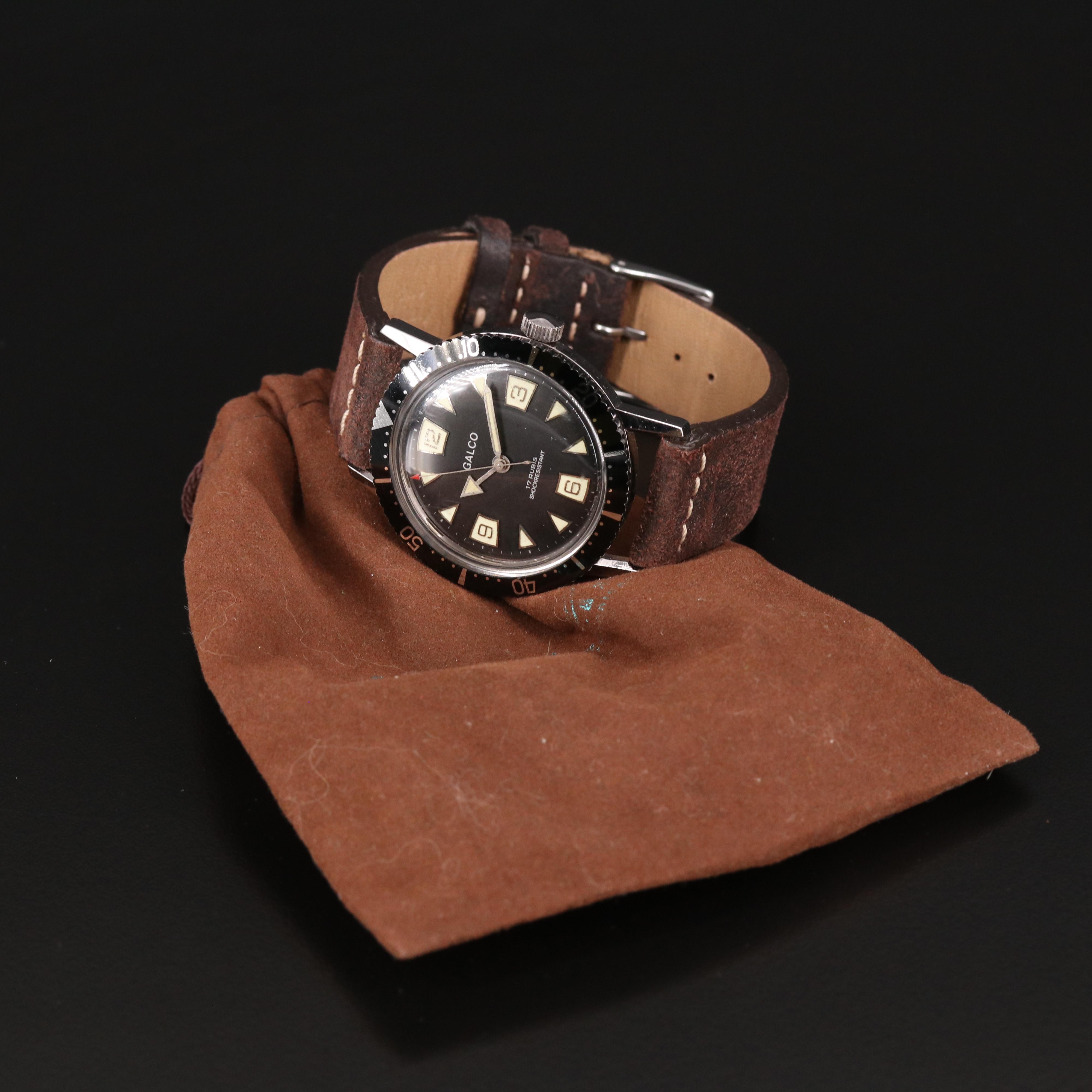 Vintage Galco Skin Diver Watch