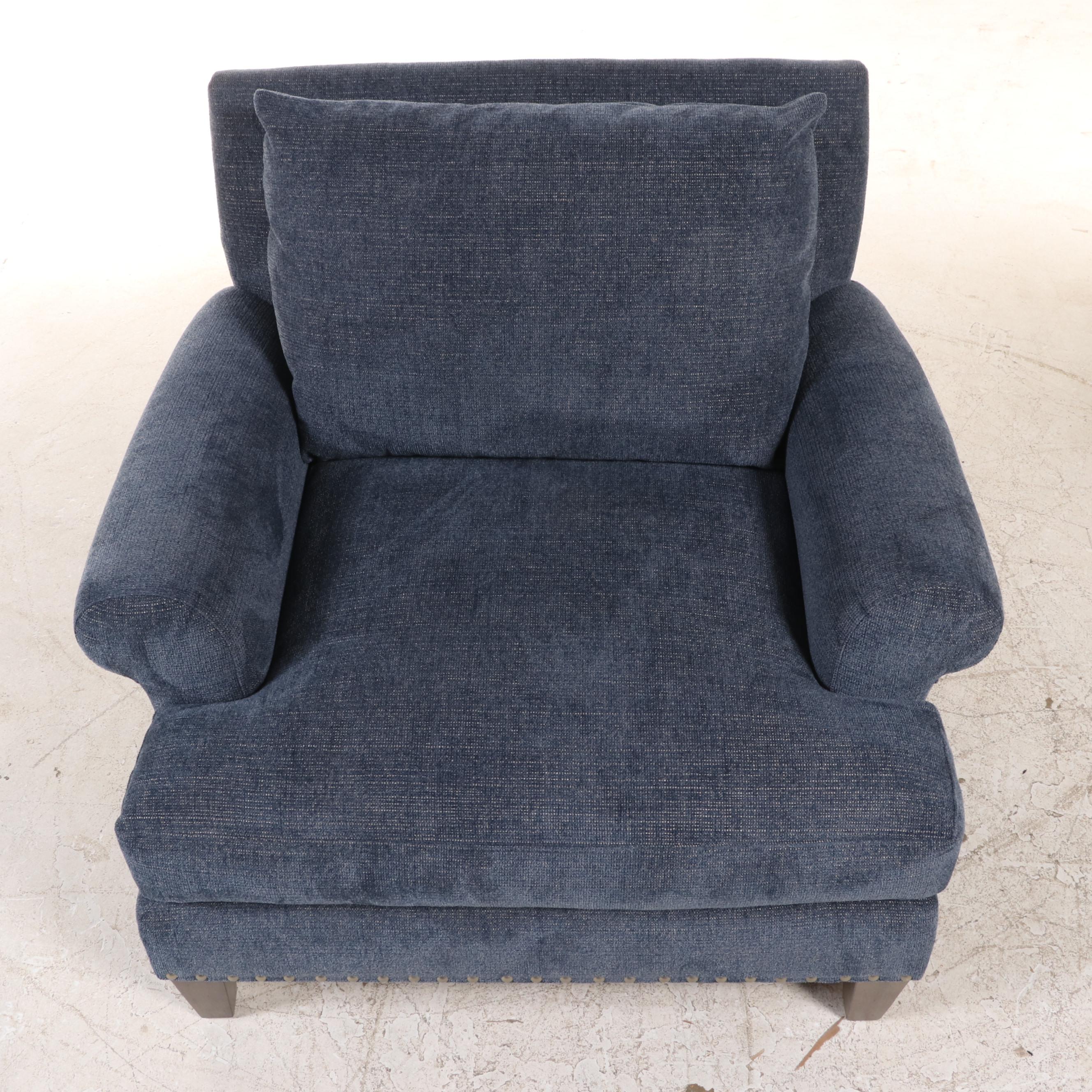 Bernhardt "Sadie" Custom-Upholstered Easy Armchair with Nailhead Trim
