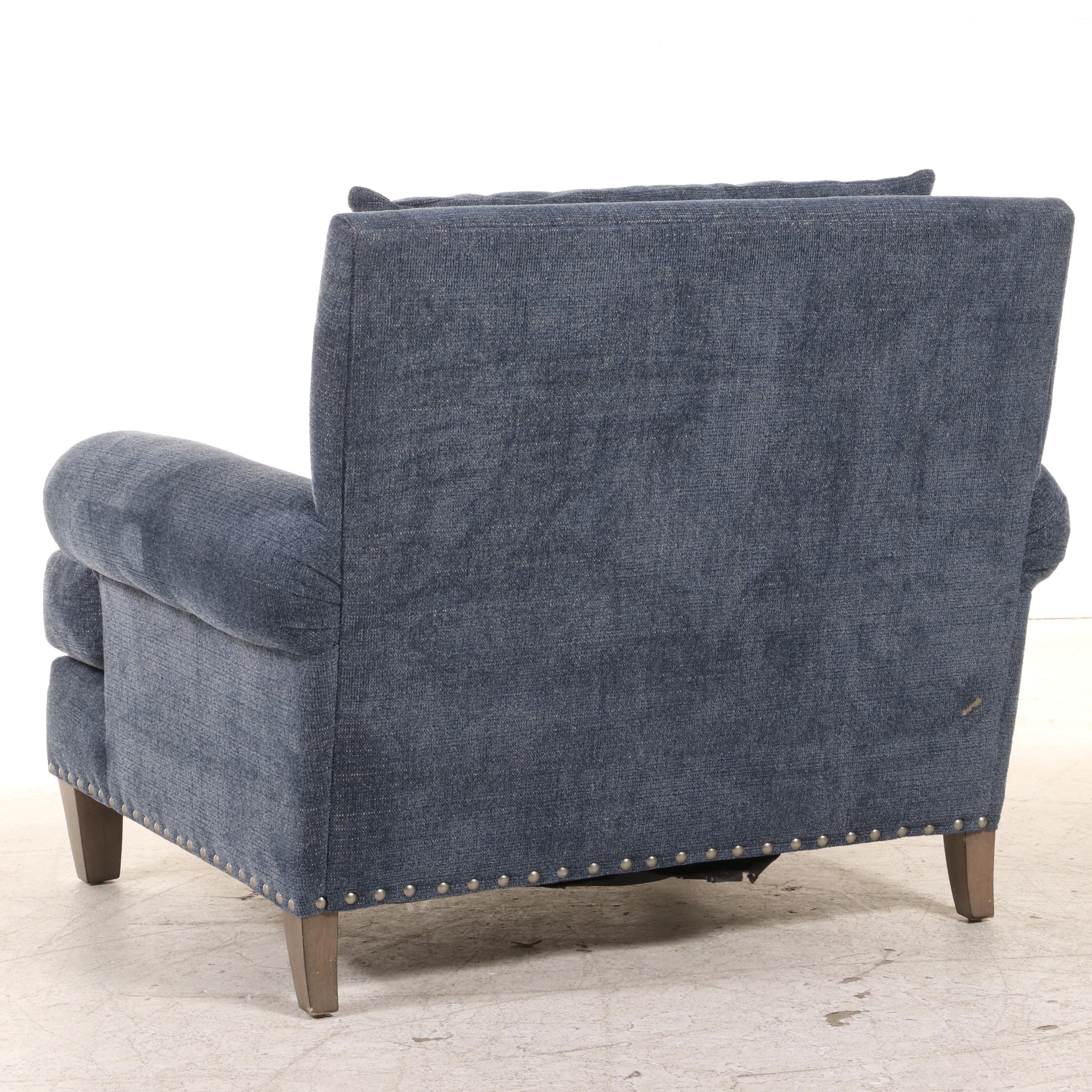 Bernhardt "Sadie" Custom-Upholstered Easy Armchair with Nailhead Trim