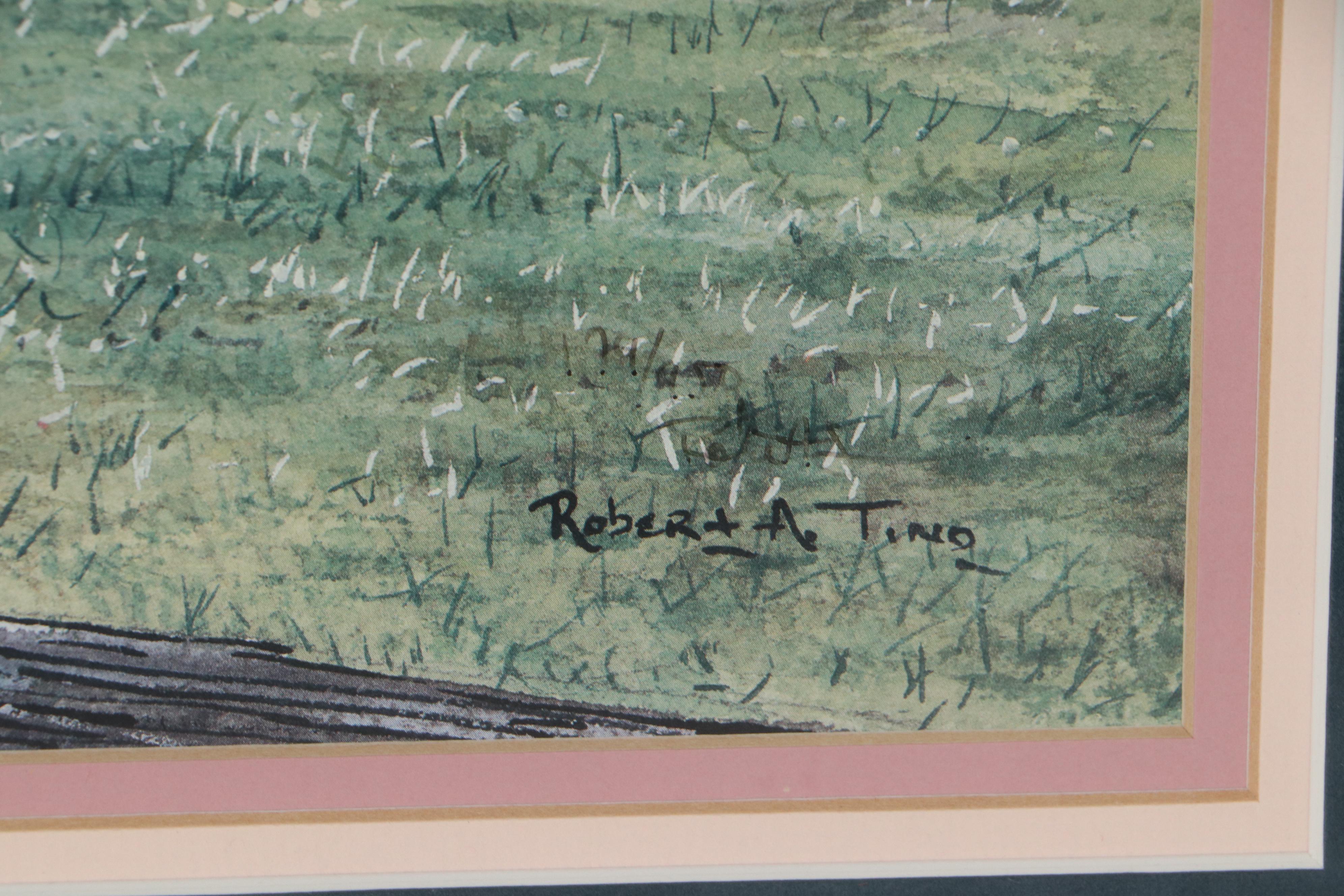 Robert Tino Landscape Offset Lithographs