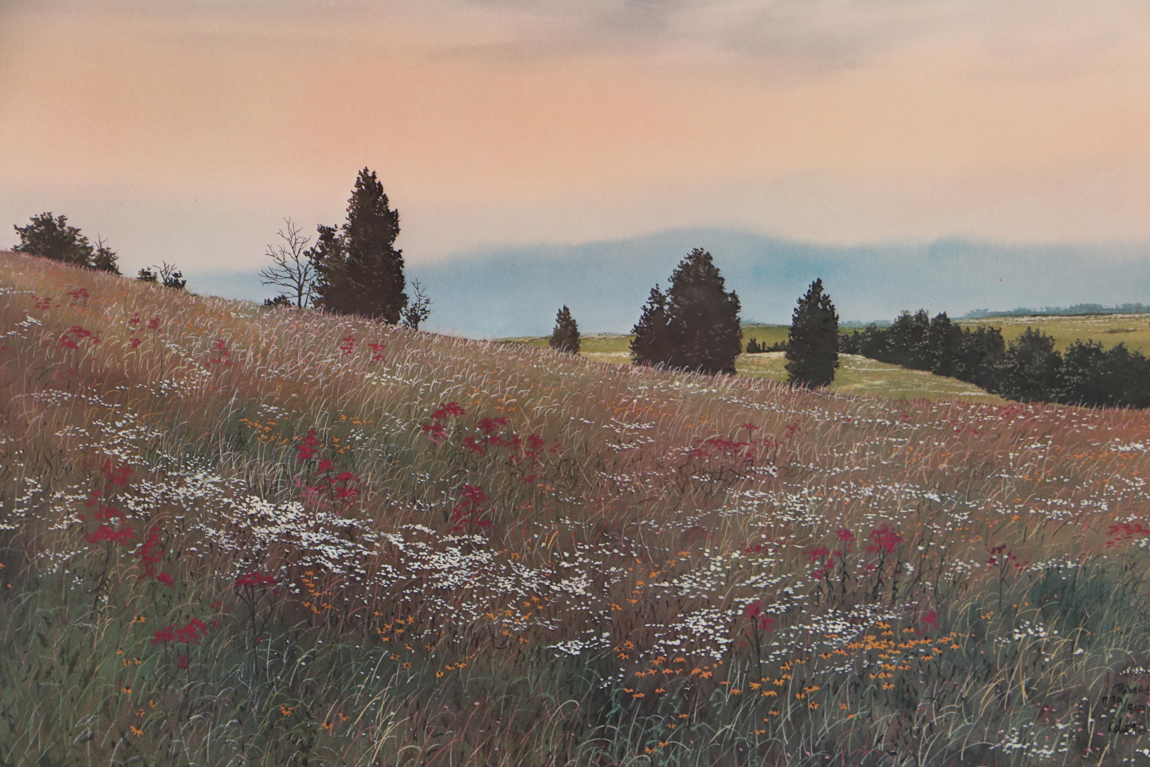 Robert Tino Landscape Offset Lithographs